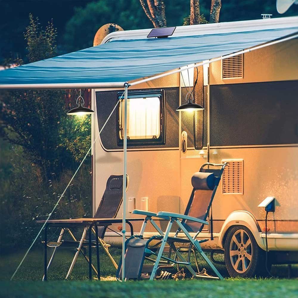 Rosnek Außen-Deckenleuchte 1/2/3/4 Kopf, Solar-Pendelleuchten, für günstig online kaufen