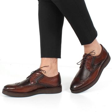 Celal Gültekin 395-2847 Brown Classic Shoes Schnürschuh