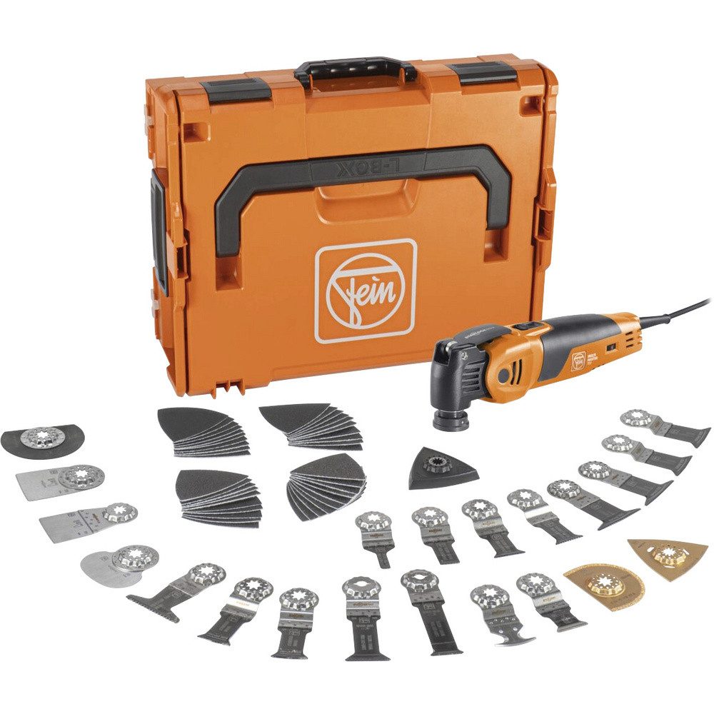 Fein Akku-Multifunktionswerkzeug Fein 72296865000 Multitool inkl. Koffer, mit Zubehör 400 W