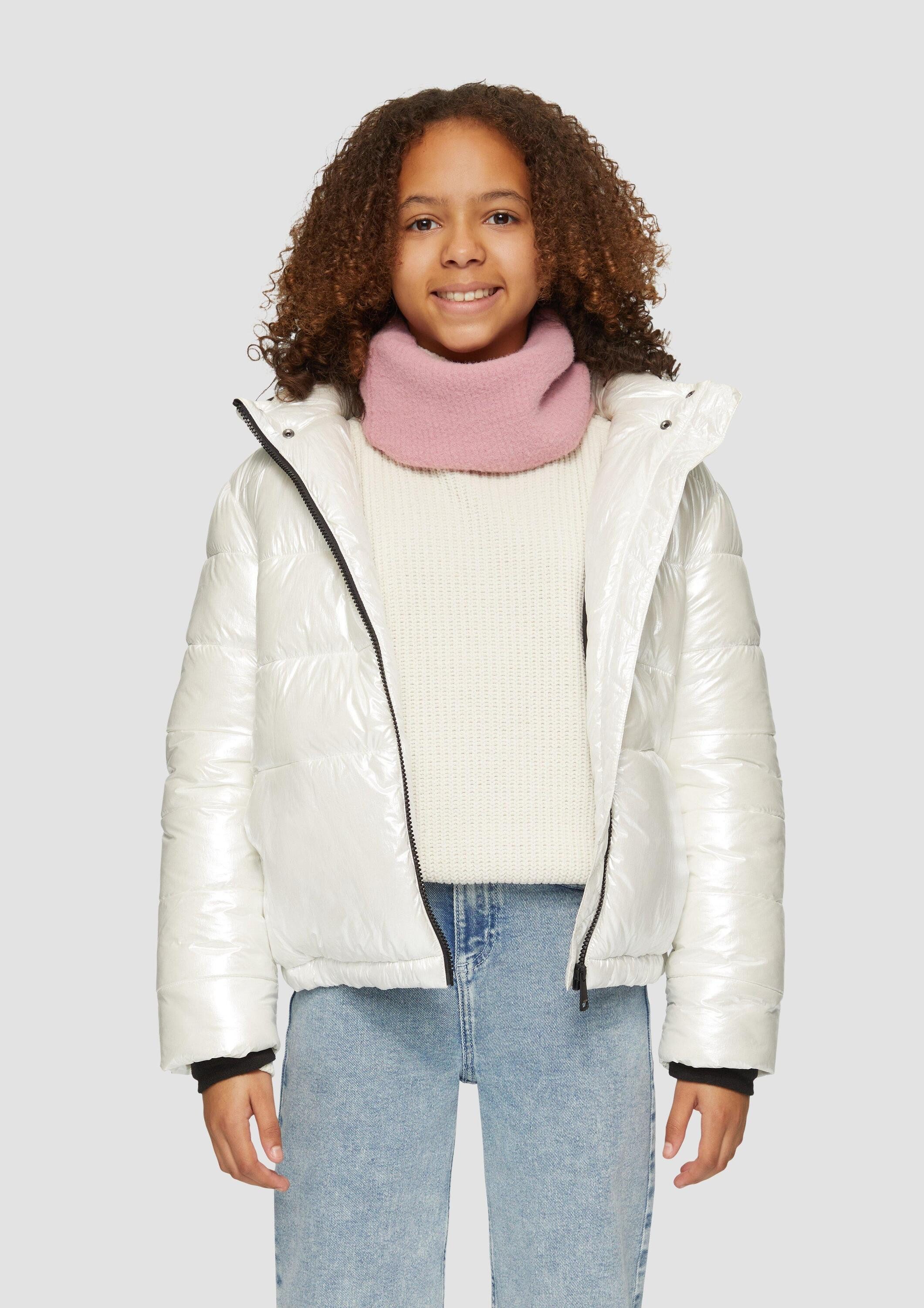 s.Oliver Loop Snood, Flauschiger Loop-Schal