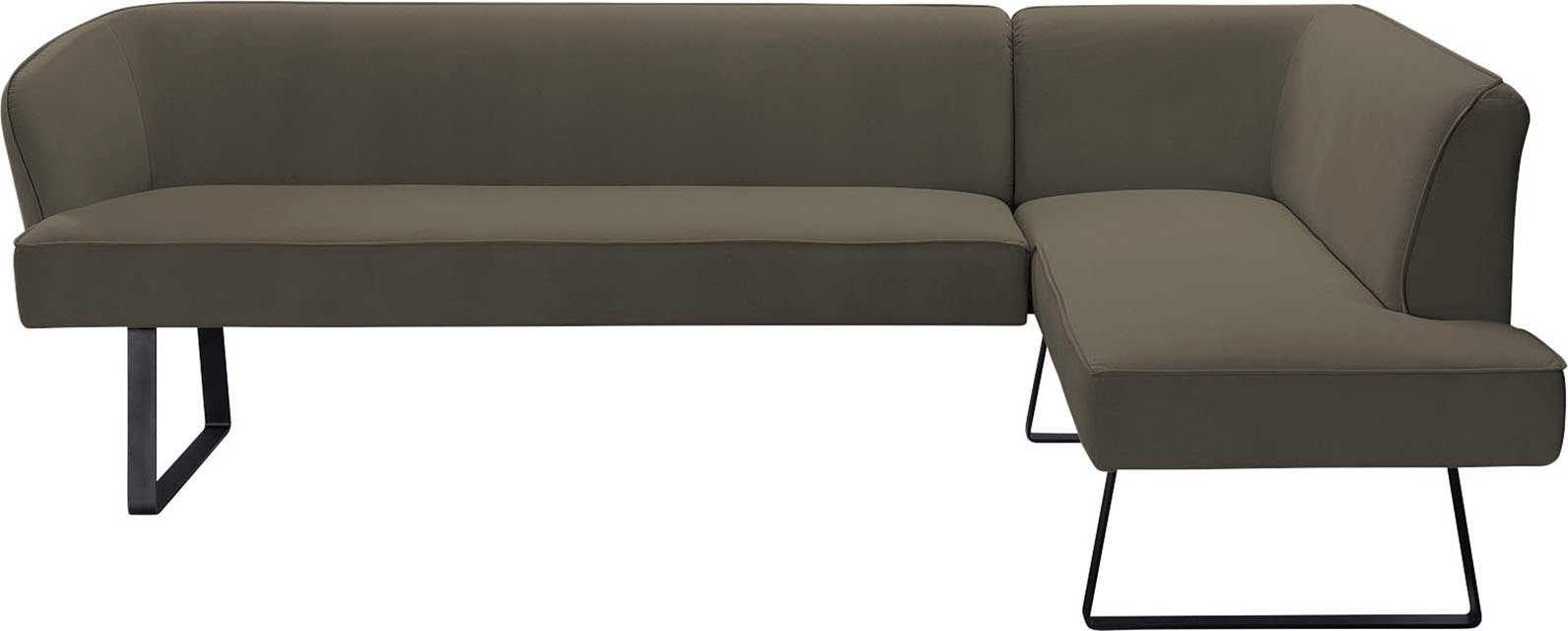 exxpo - sofa fashion Eckbank mit in Bezug Metallfüßen, Qualitäten verschiedenen Americano, Keder und