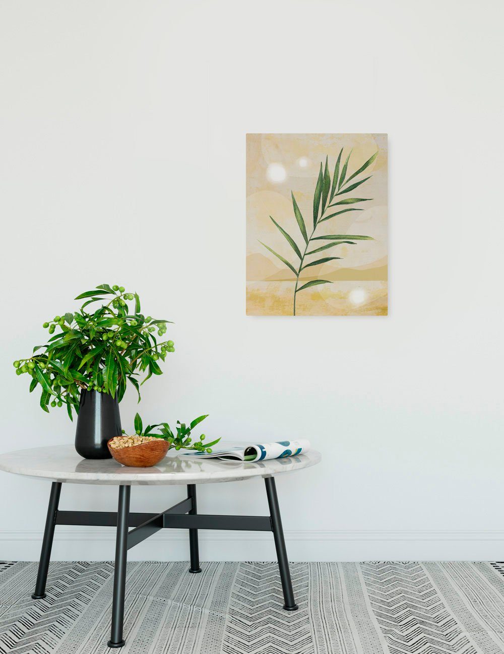 Komar Leinwandbild Desert Shimmer - Größe 30 x 40 cm, Natur (1 St), Keilrahmenbild mi Echtholzrahmen