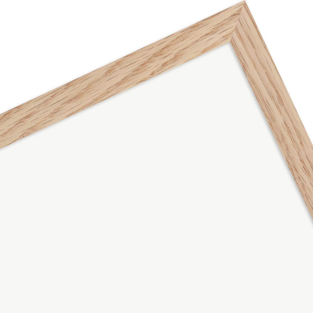 WANDStyle Galerierahmen G950 25x50 cm, für 3 Bilder, im Format 13x18 cm, aus Massivholz in der Farbe Eiche