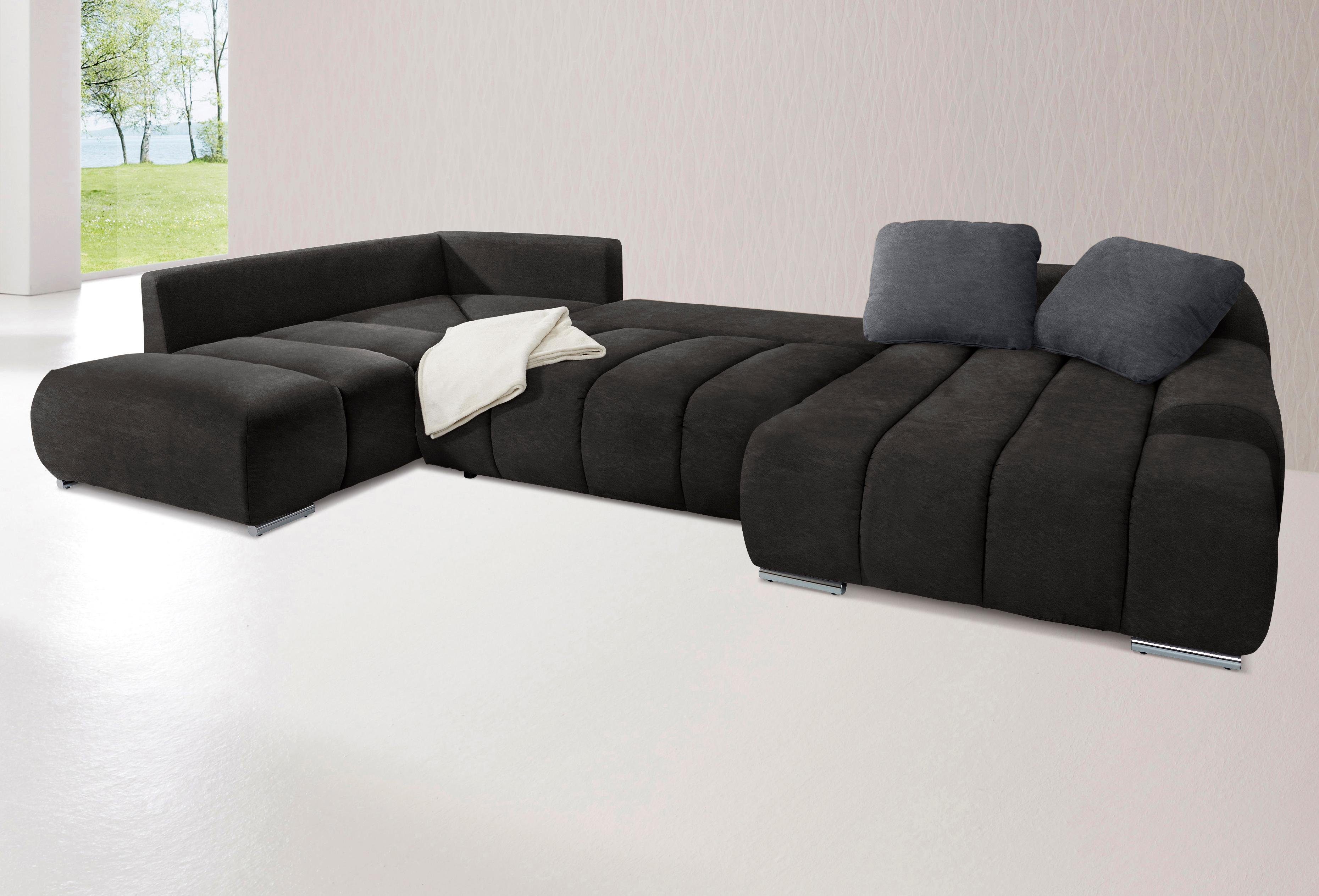 INOSIGN Wohnlandschaft "Bono U-Form", wahlweise mit Bettfunktion günstig online kaufen