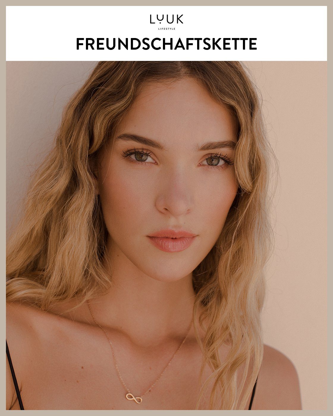 LUUK LIFESTYLE Freundschaftskette Infintiy, Symbol für unendliche Freundschaft & Verbundenheit
