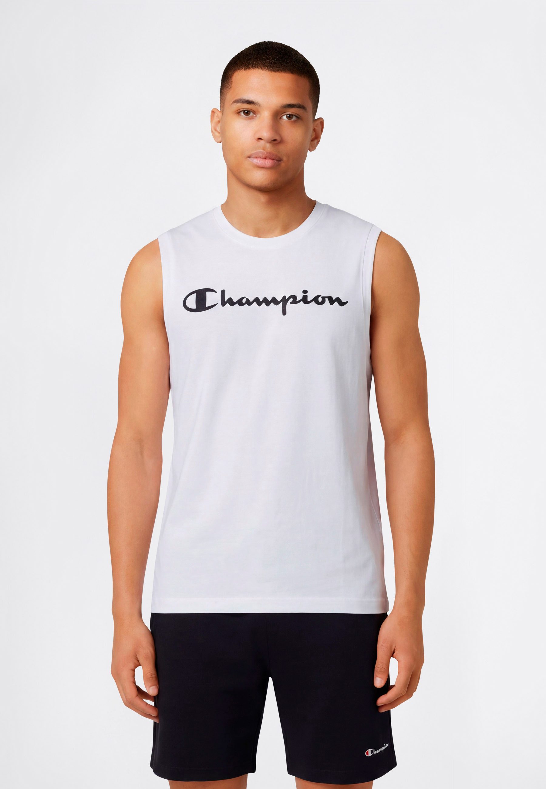Champion Tanktop BASICS Sleeveless T-Shirt Large Logo (1-tlg) sportliche Sc günstig online kaufen
