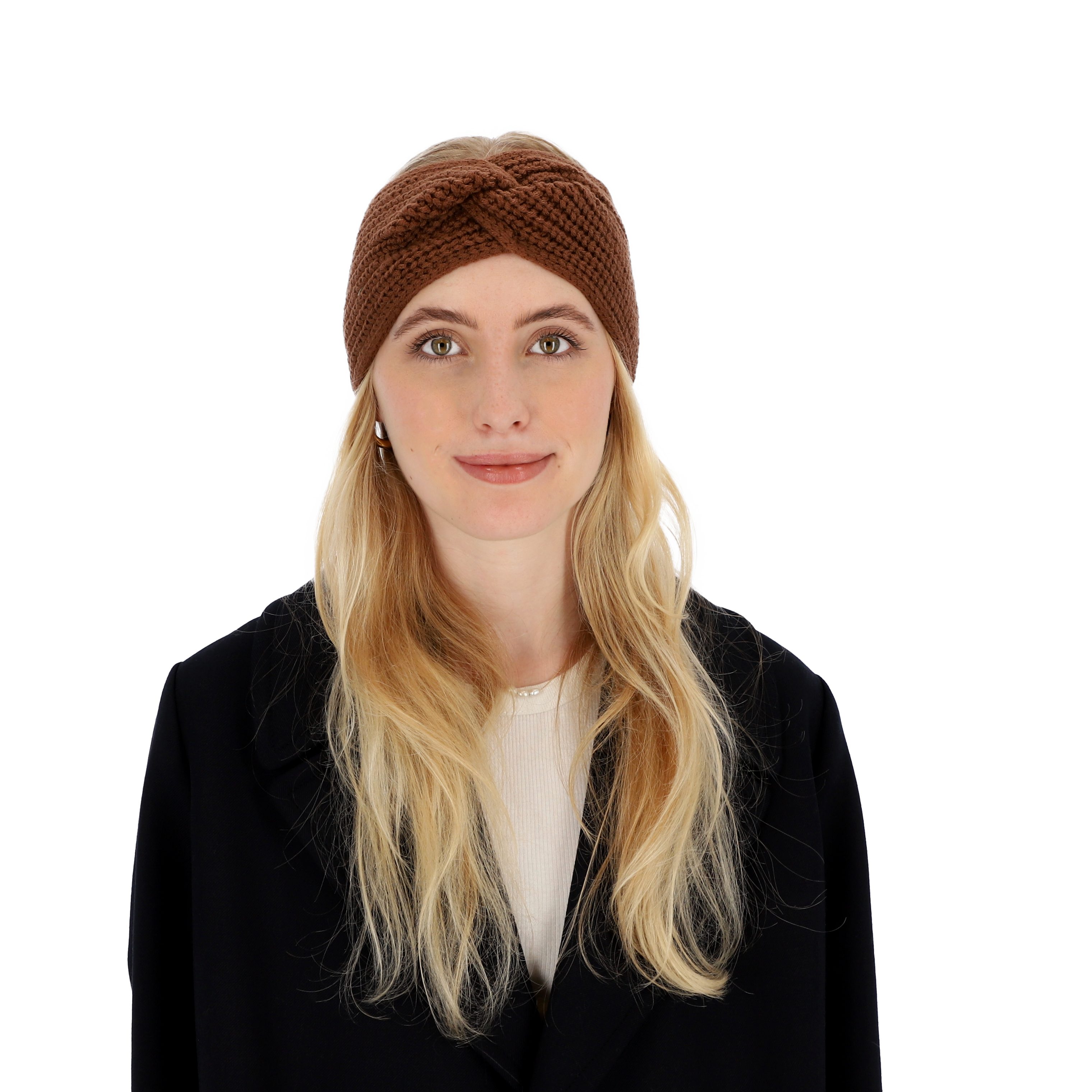 halsüberkopf Accessoires Stirnband Strick-Stirnband mit Rippe günstig online kaufen