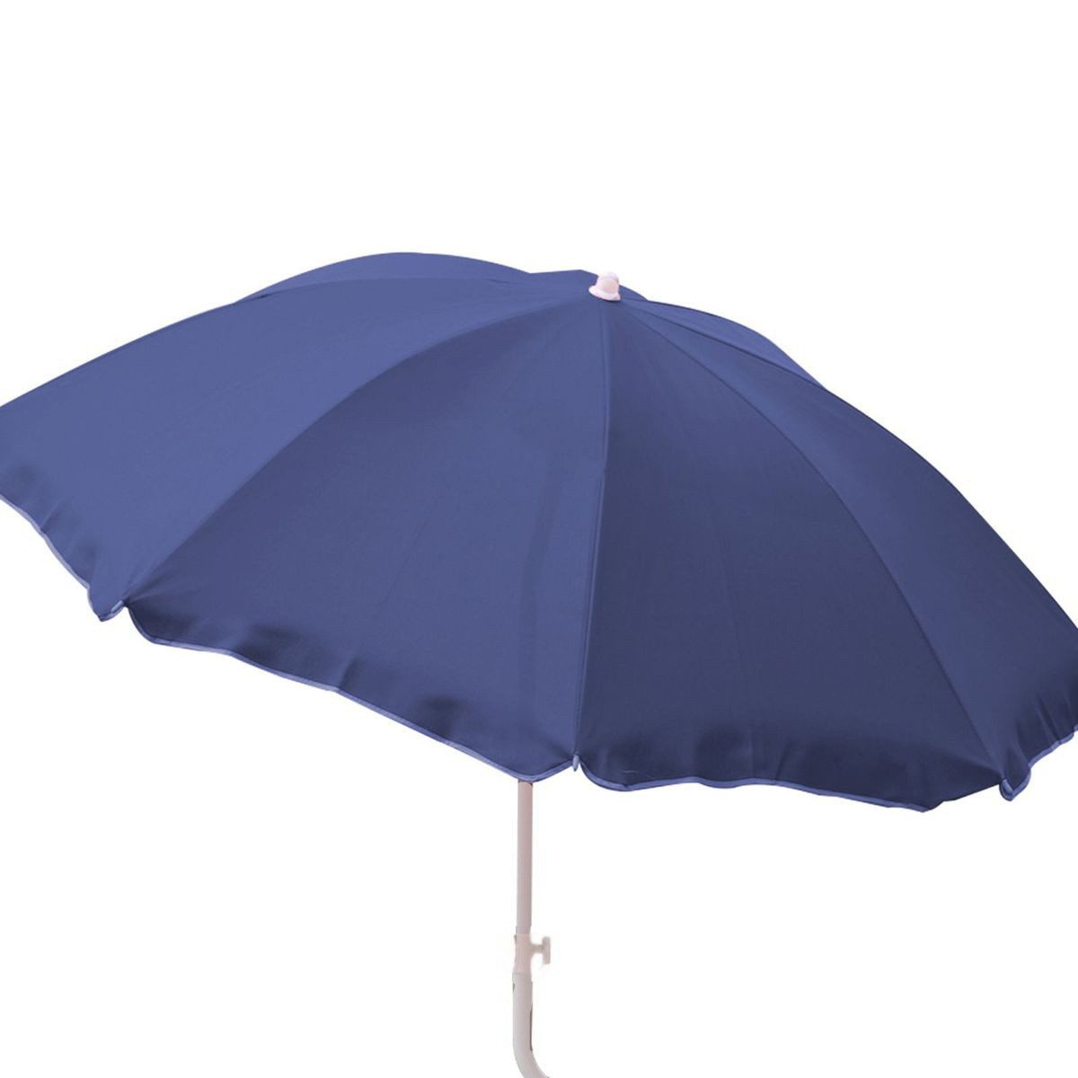 Sonnenschirm Strandschirm knickbar ca. 180 cm aus Polyester mit UV-Schutz und Mast
