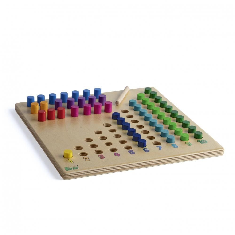 Zählbrett Holzspielzeug Lernspielzeug 57-St), Erzi® (Set, Lernspiel