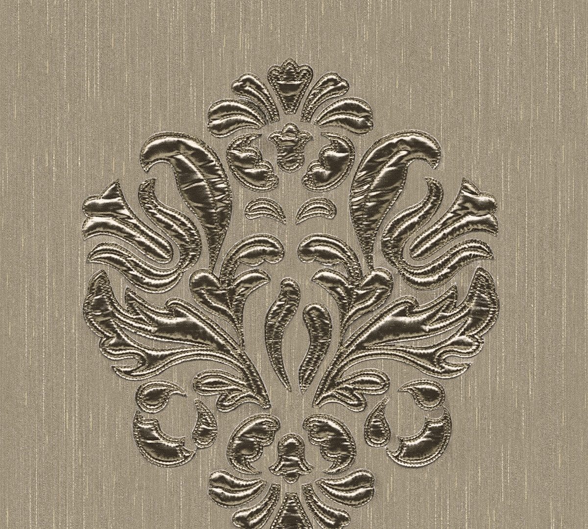 A.S. Création Vinyltapete, Bordüre Borte Barocktapete Silber 306344 Tapete Wall Fashion Wand