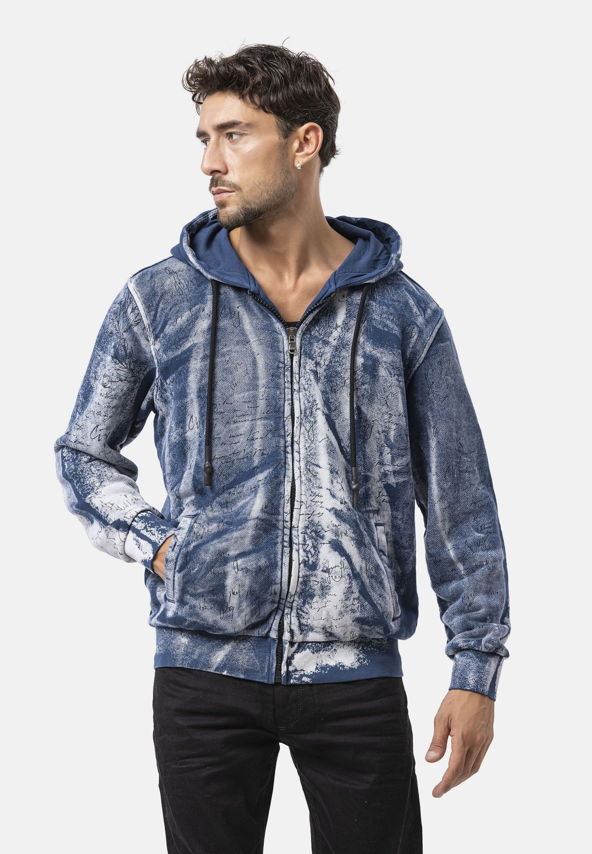Cipo & Baxx Sweatjacke Sweatjacke (1-tlg) mit Kaputze