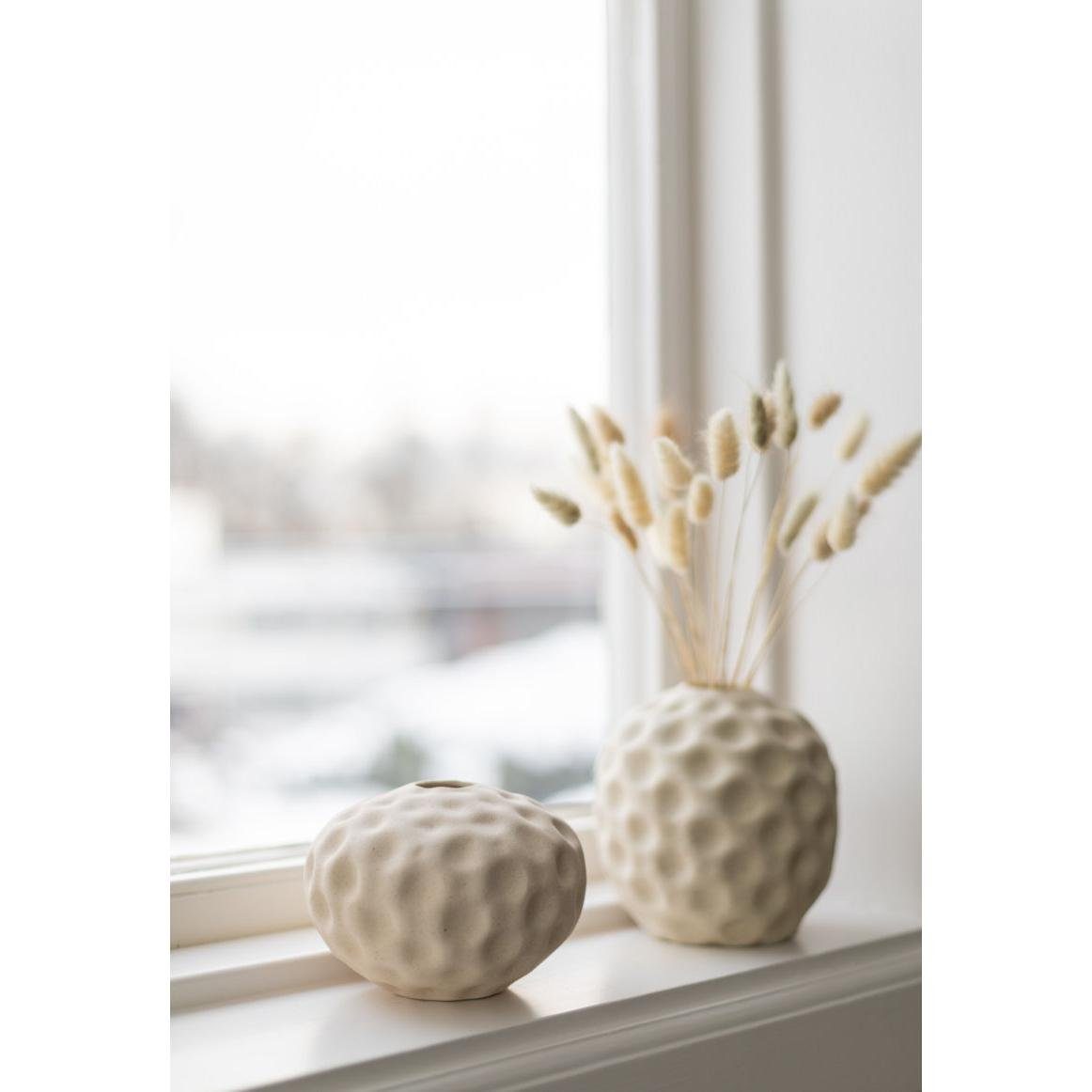 Cooee Dekovase Design Vase (14cm) Seedpod Vanilla