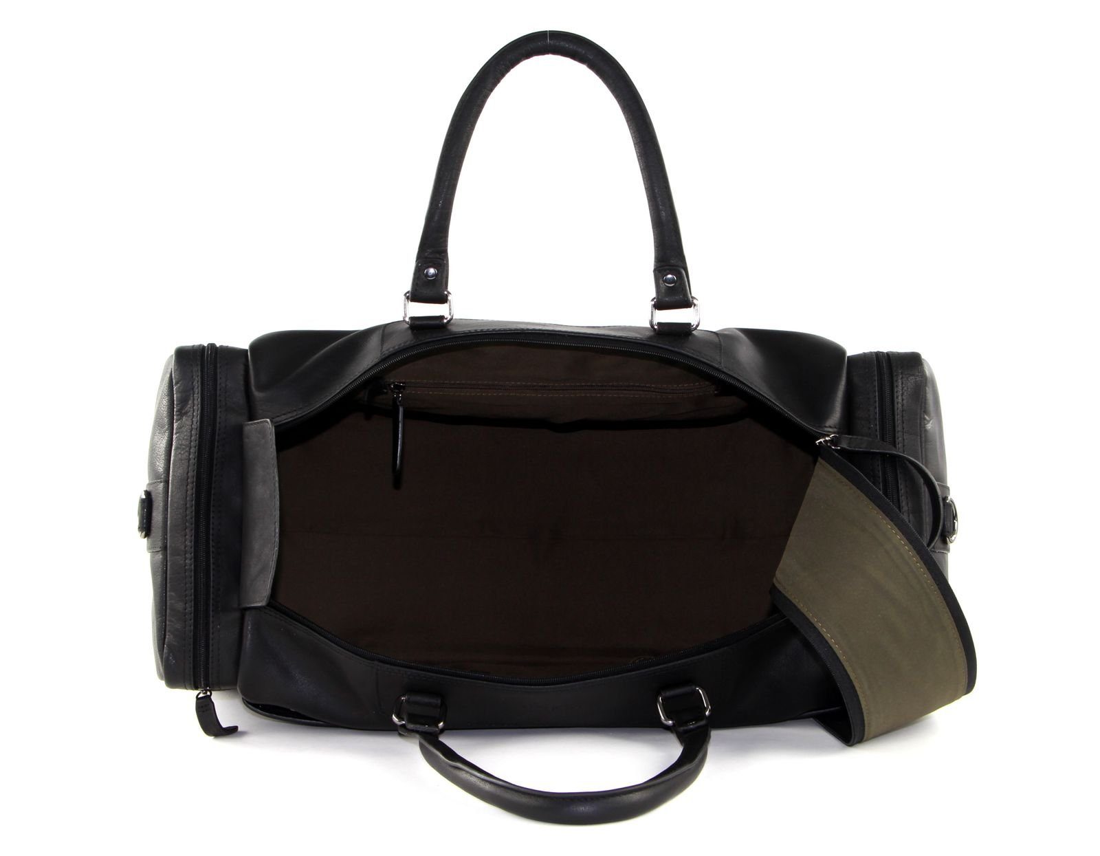 Strellson Reisetasche Travelbag SHZ, aus echtem Leder