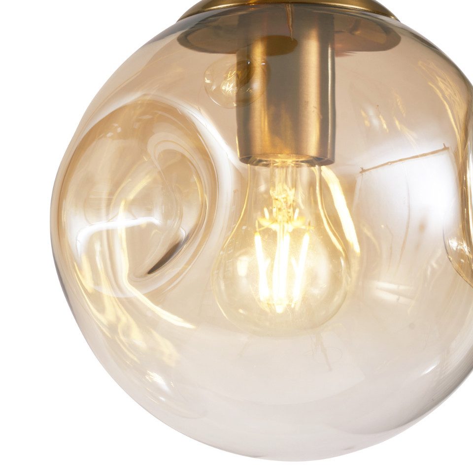 Qazqa Pendelleuchte Douglass, ohne Leuchtmittel, E27, Art Deco, 3-flammig günstig online kaufen