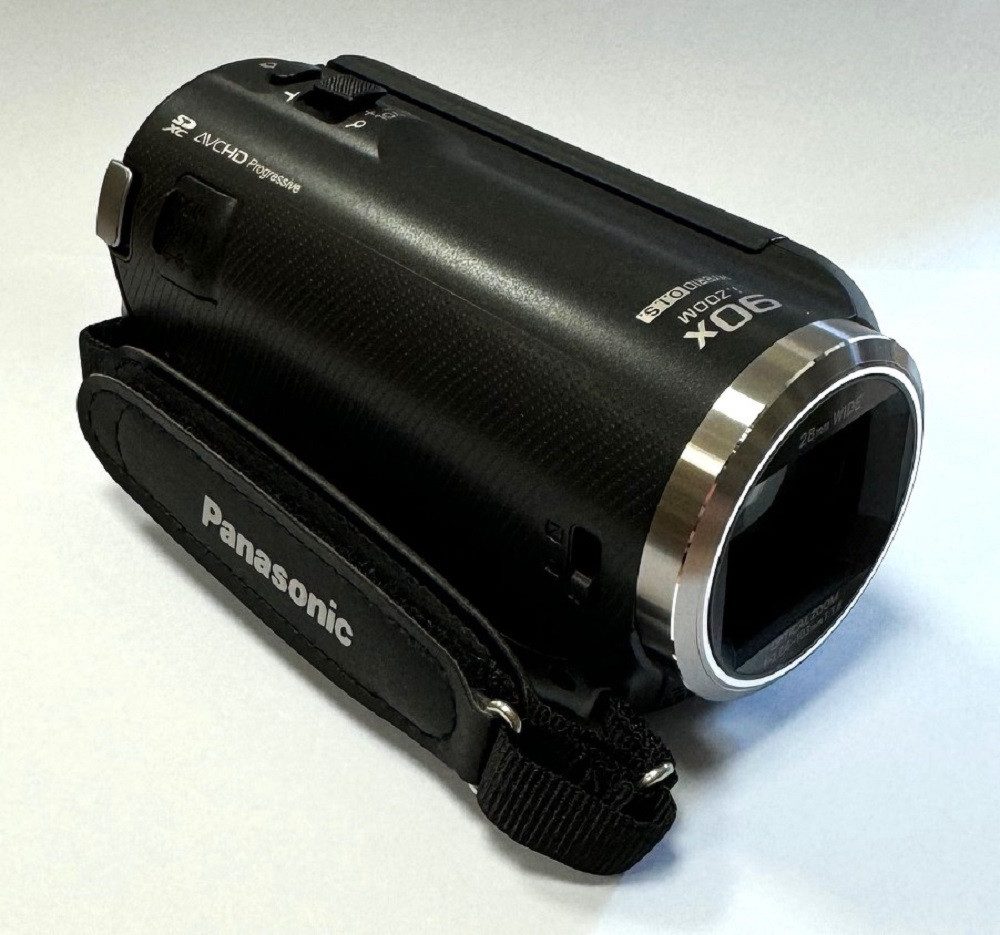 Panasonic HC-V180EG-K Videocamera Full HD | Zoom Ottico 50x E 90x Intelligente, Grandangolo 28mm, Stabilizzatore 5 Assi, Microfono Integrato