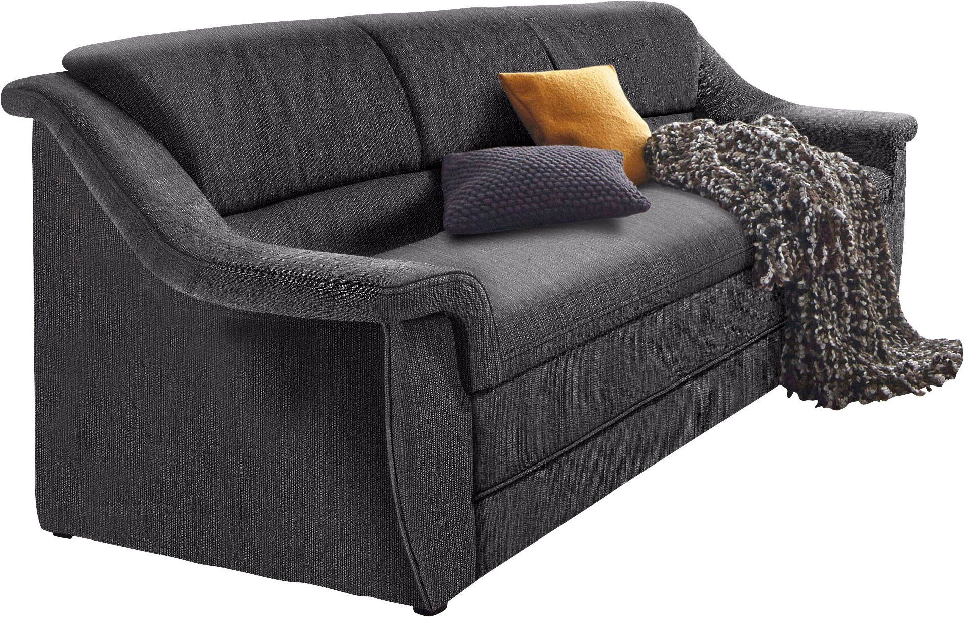 DOMO collection 3-Sitzer Lale formschönes und komfortables Sofa, zeitlos und elegant, optimal für kleinere Räume