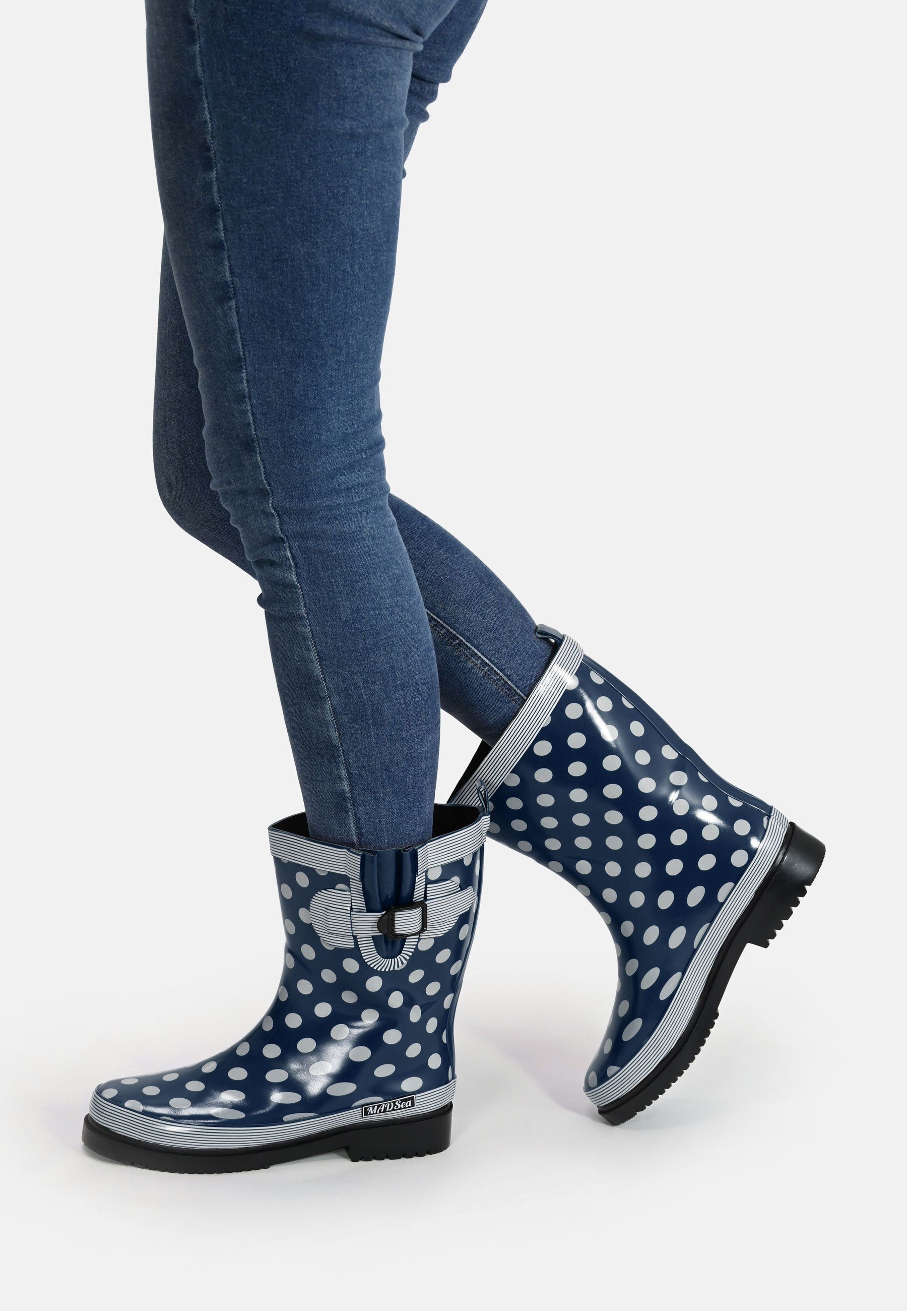 MADSea Ocean Gummistiefel mit rutschfester Laufsohle und herausnehmbarer Einlegesohle