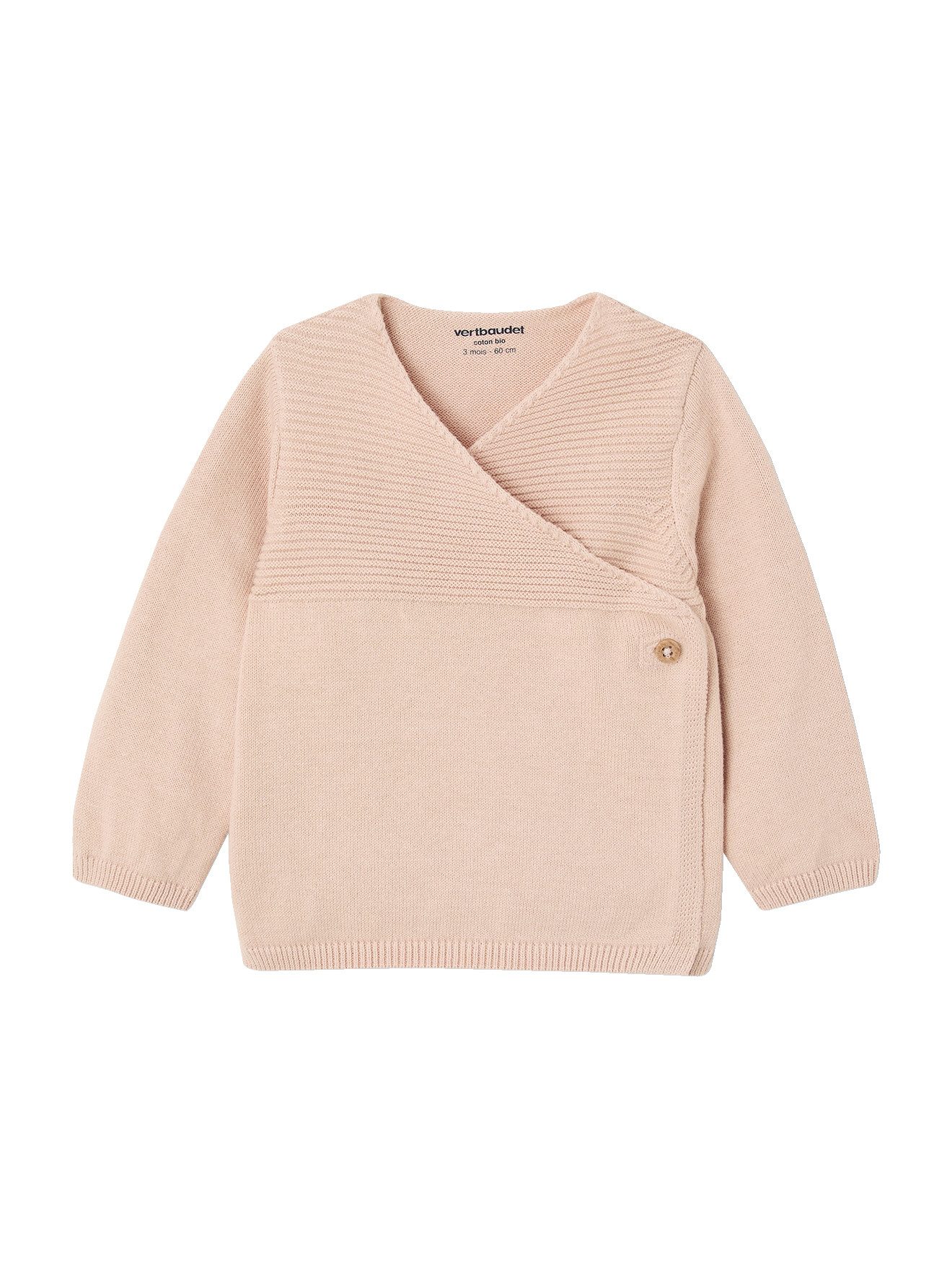 vertbaudet Strickjacke Bio-Kollektion: Strickjacke für Neugeborene günstig online kaufen