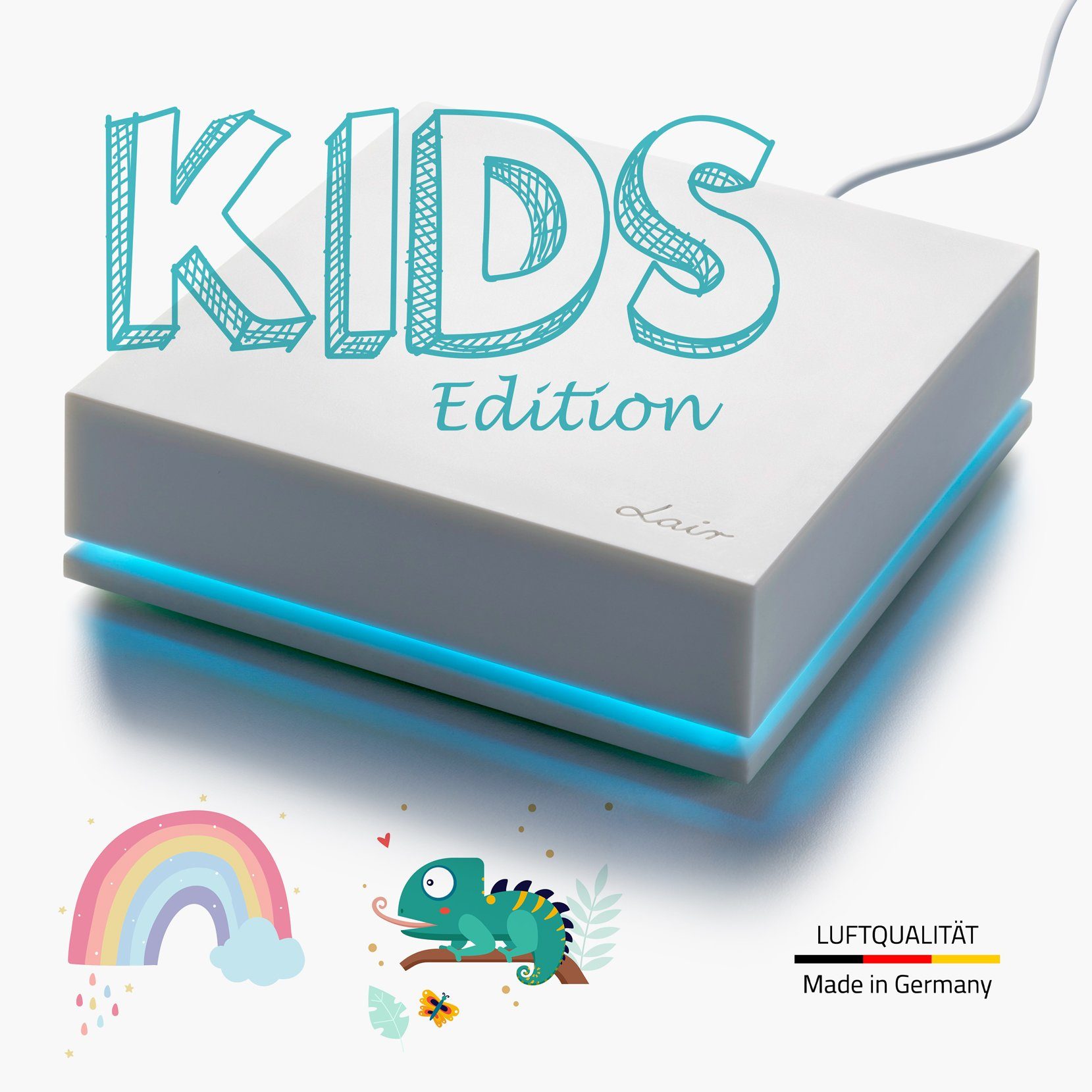 Luftsensor / Raumluft-Qualitätssensor Kids Regenbogen One Edition CO2-Messgerät Lair Lair /