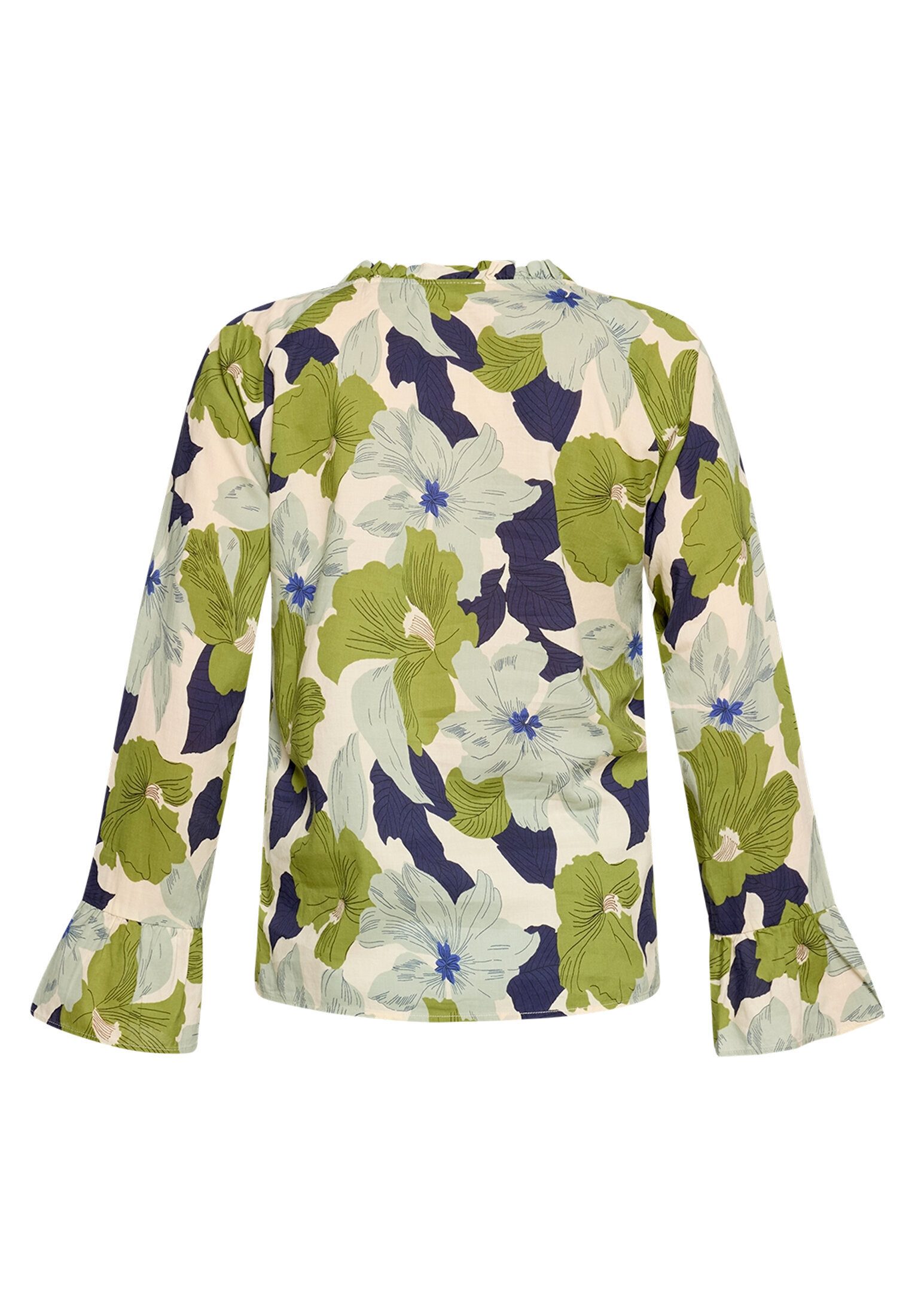 Cartoon Rüschenbluse Damen mit Muster