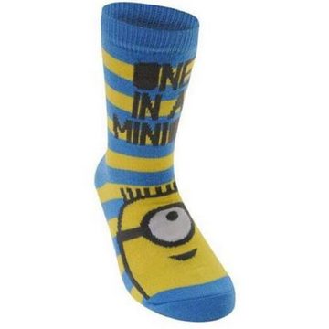 Minions Socken Despicable Me Minions Kinder Socken 6Stuck -2Pack (Beutel)