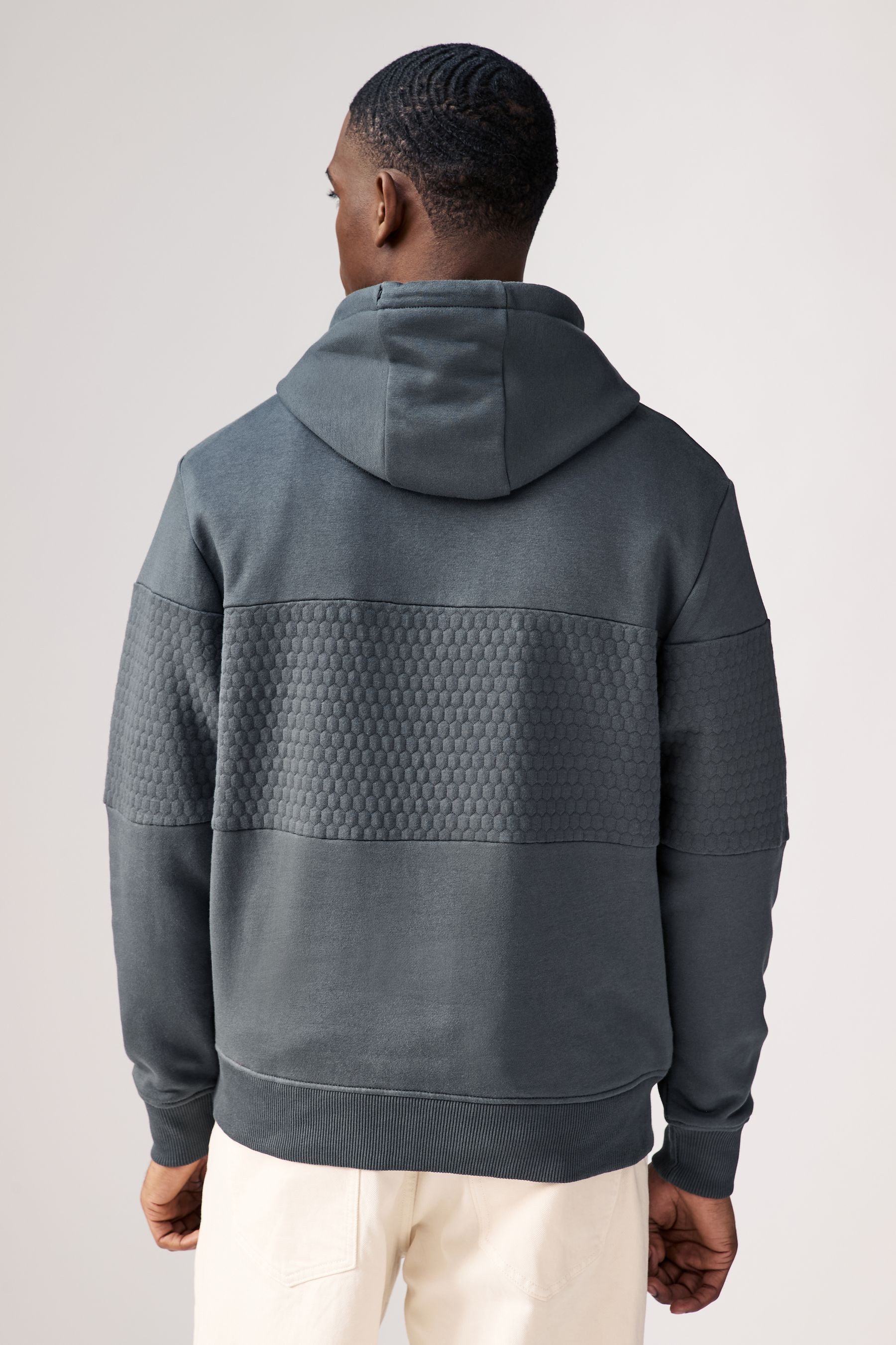 Next Kapuzensweatshirt Meliertes Hoodie in Blockfarben günstig online kaufen