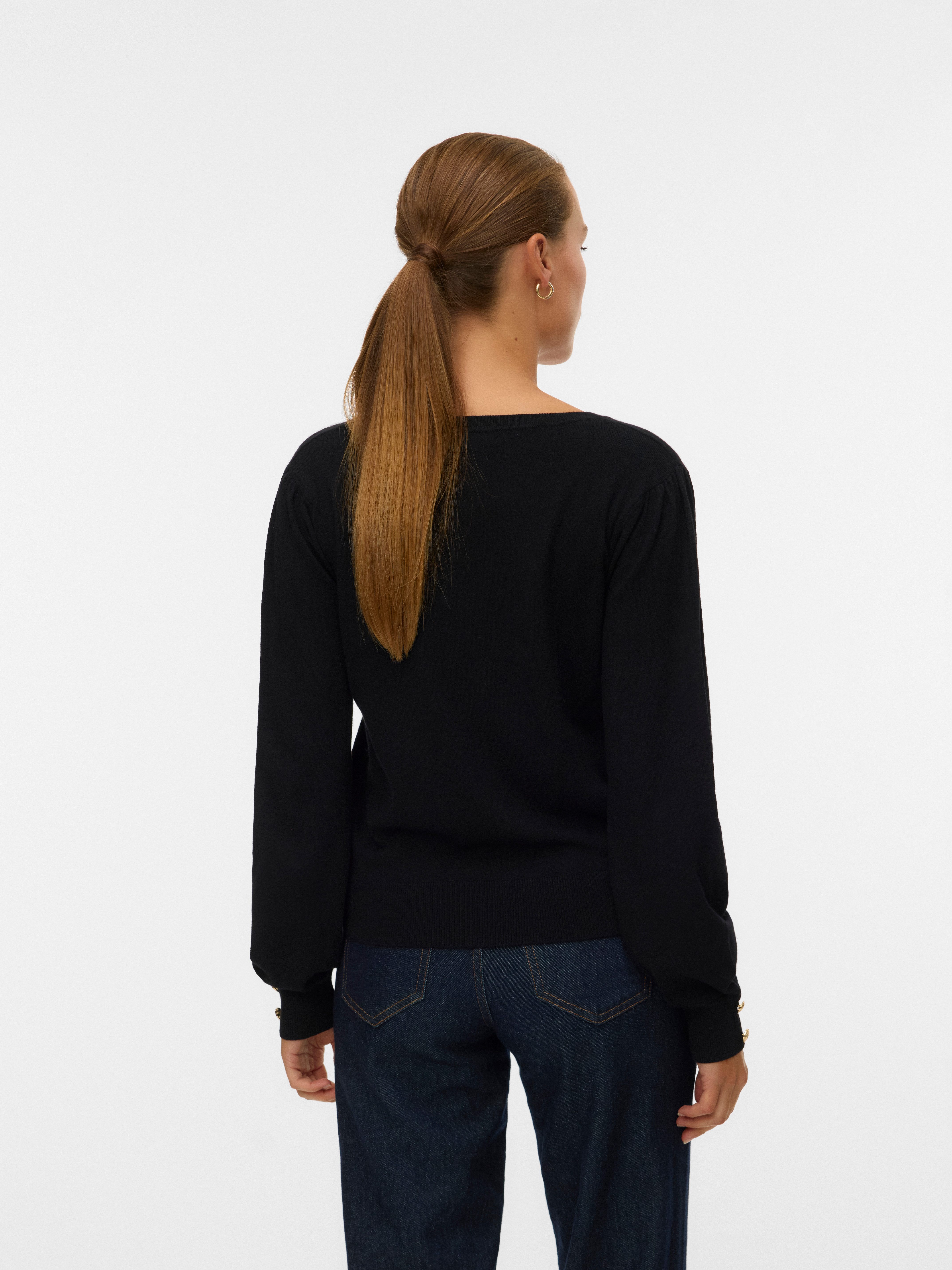 VERO MODA Damen Pullover Vmluella - Klassischer Strickpullover Für Den Alltag