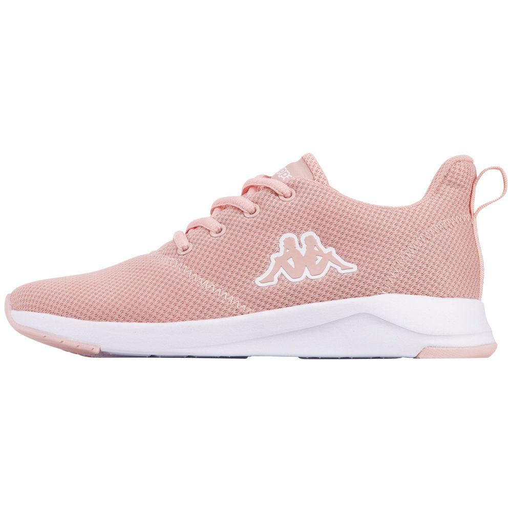 Kappa Sneaker mit besonders leichter Sohle rosé-white