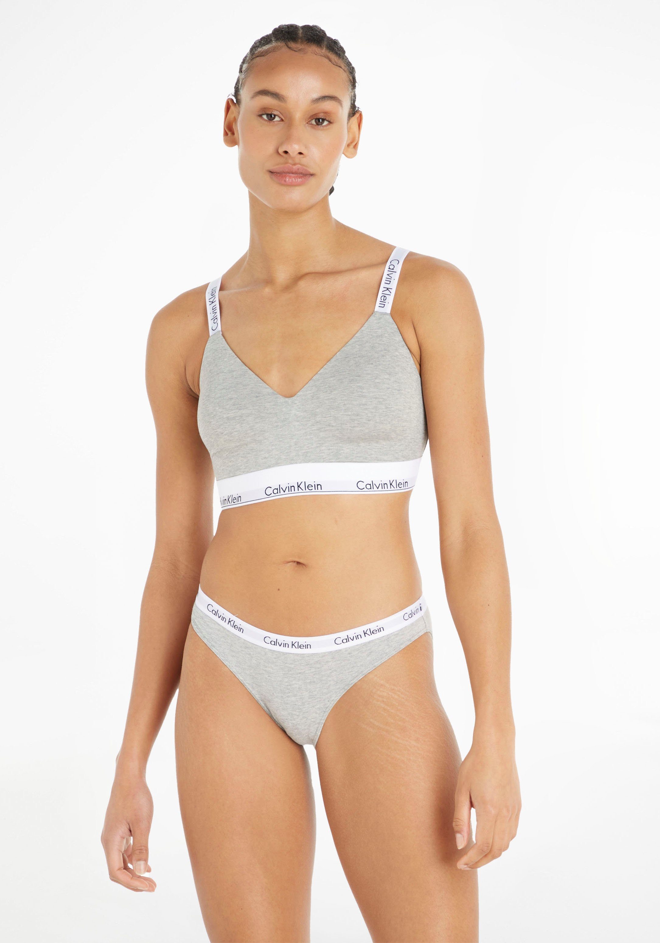 Calvin Klein Underwear Bralette-BH mit CK Logo am Bund sowie Trägern