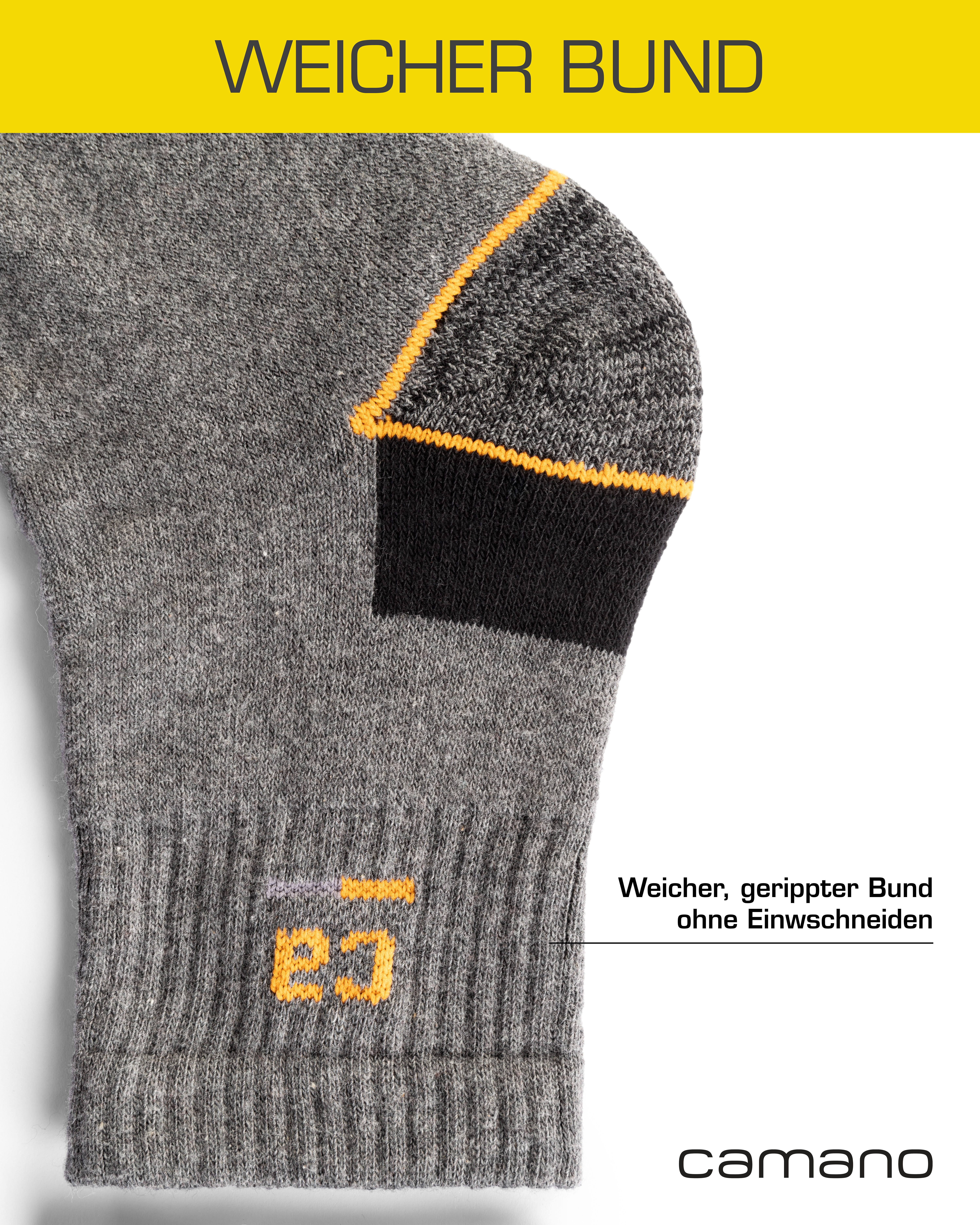 Camano Arbeitssocken work (9-Paar) Cotton-Mix, Multipack, Komfortbund