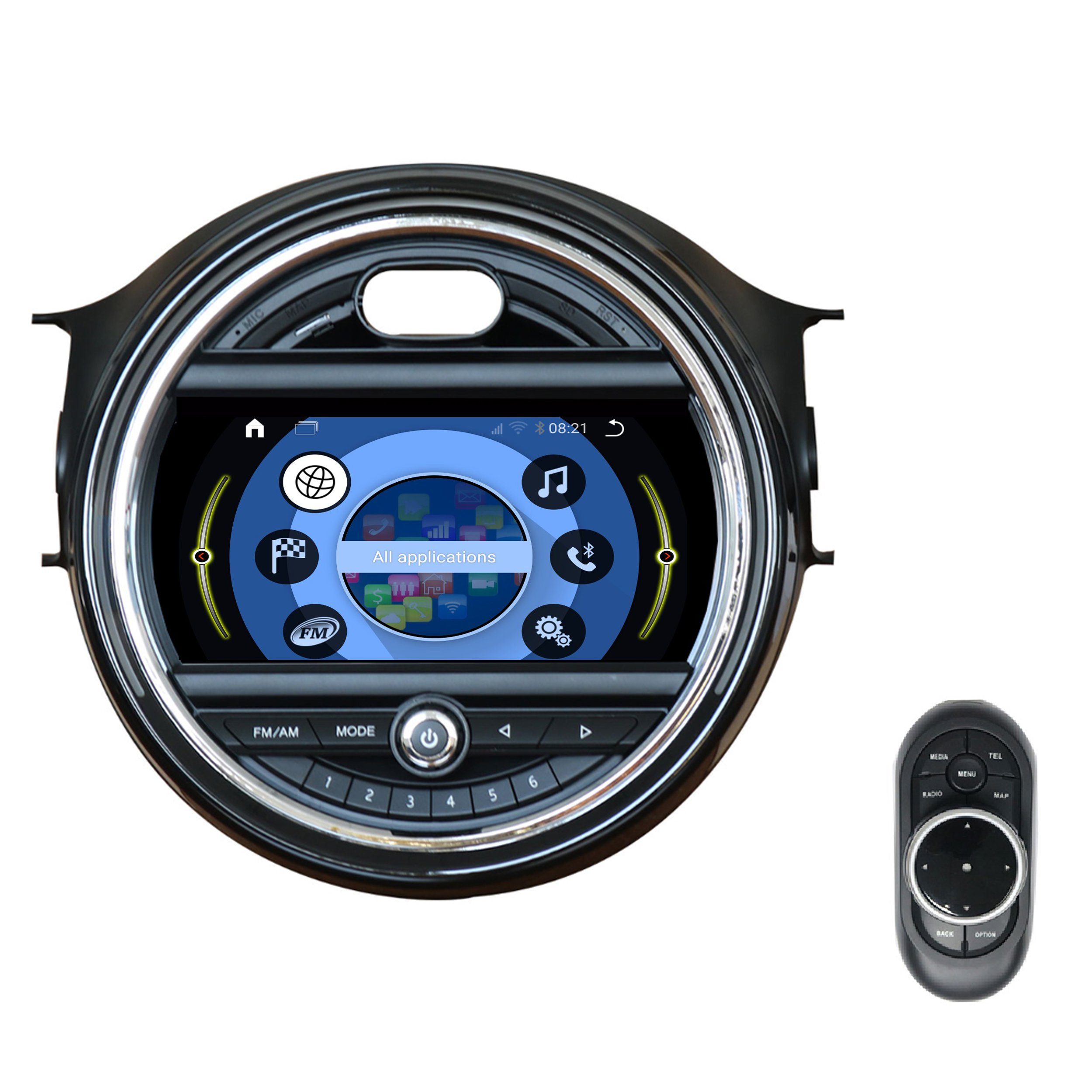 TAFFIO Für Mini Clubman F54 9" Touchscreen Android Autoradio GPS Carplay Einbau-Navigationsgerät