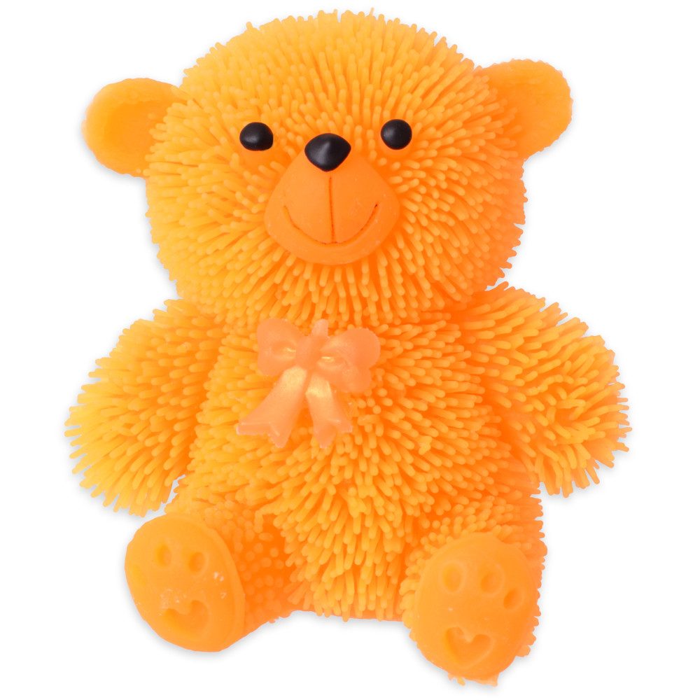 TE-Trend Spielball 6er Set Stressbälle 9 cm leuchtende Bären Squishy Teddybären (6-St., Leuchtet), mit LED