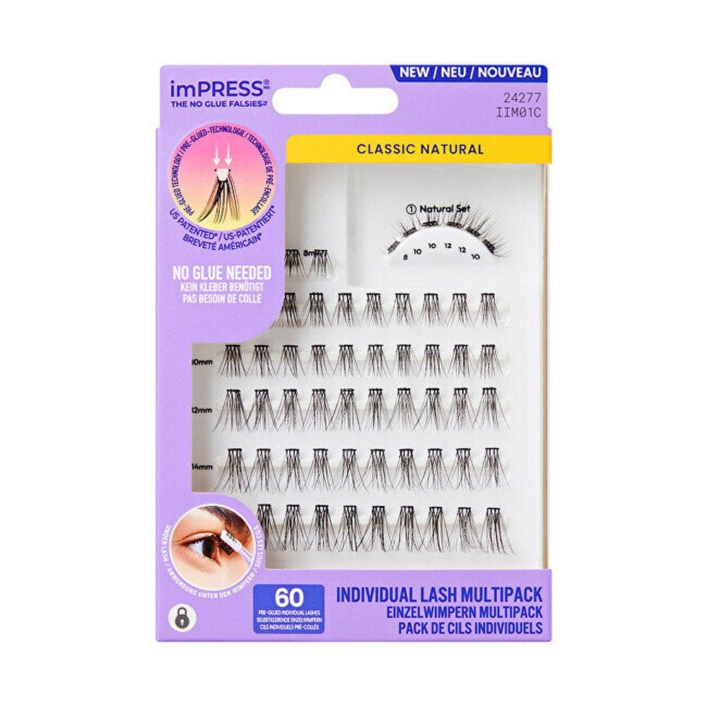 Kiss Einzelwimpern KISS ImPress Individual Lash Multipacks 01