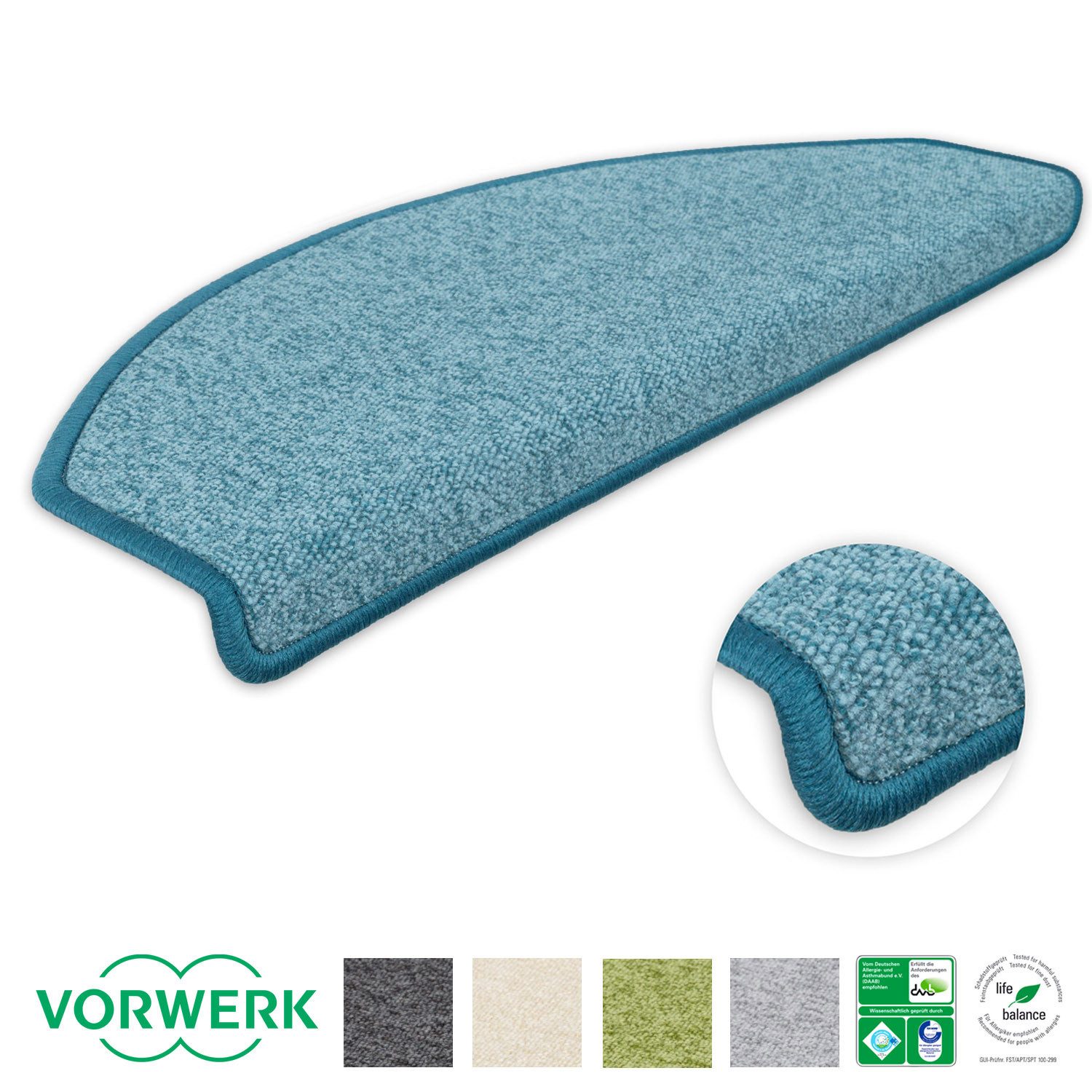 Metzker® Stufenmatte Stufenmatten Vorwerk Durango Halbrund günstig online kaufen