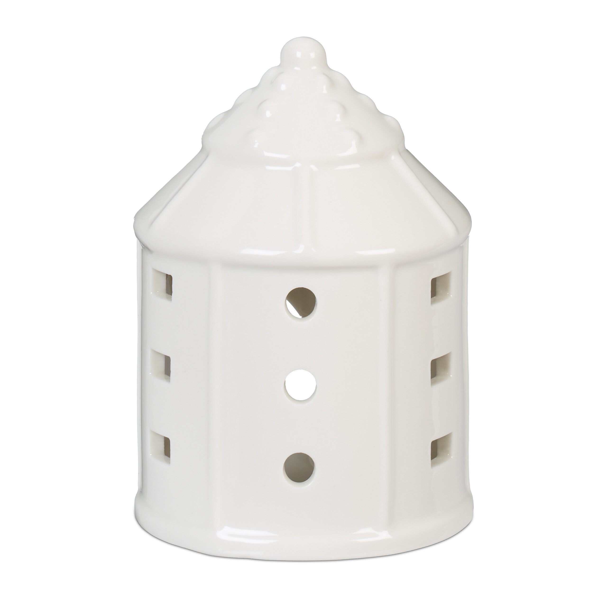 relaxdays Teelichthalter Teelichthaus Keramik (1 St) günstig online kaufen