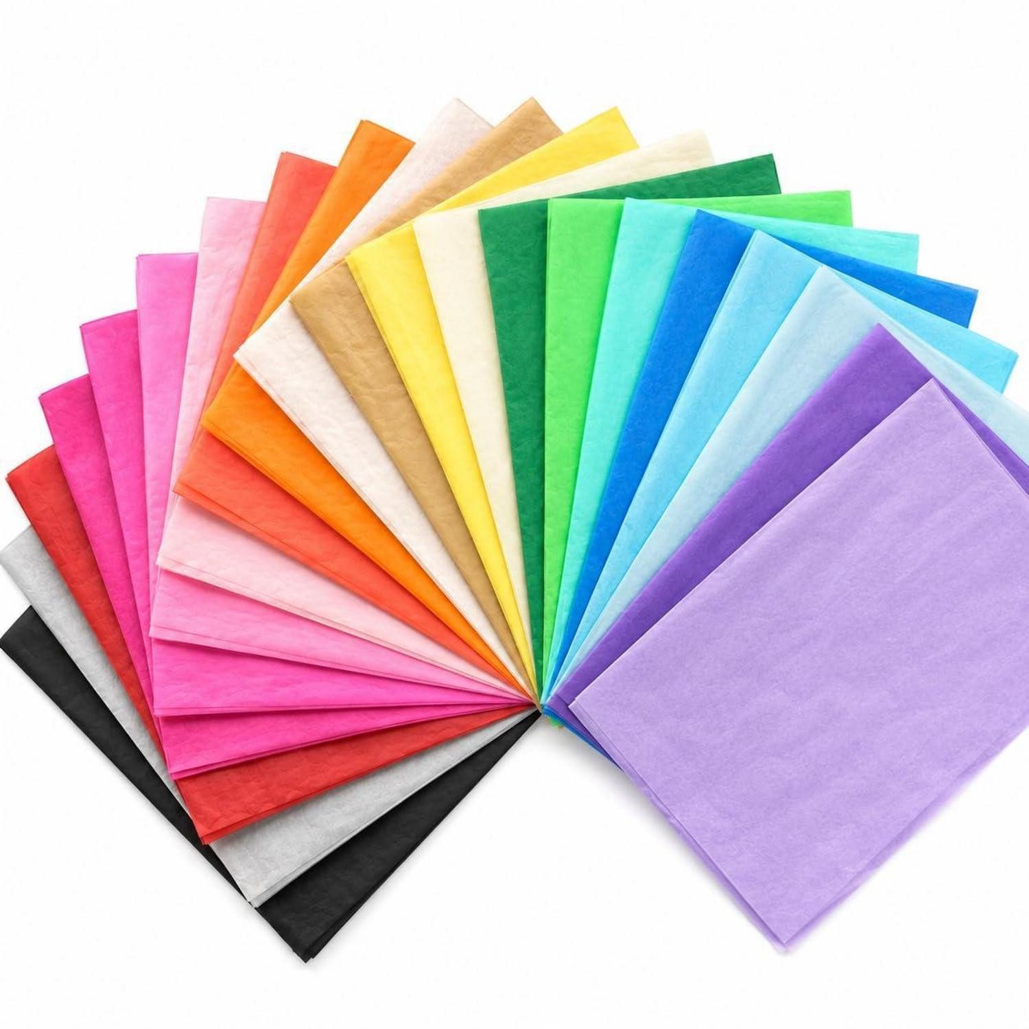 LuxusKollektion Seidenpapier Seidenpapier 100 Blatt Bunt 50x70cm