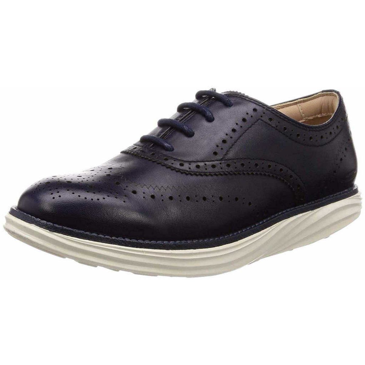 Komfort Schnürer für Damen in blau Schnürschuh