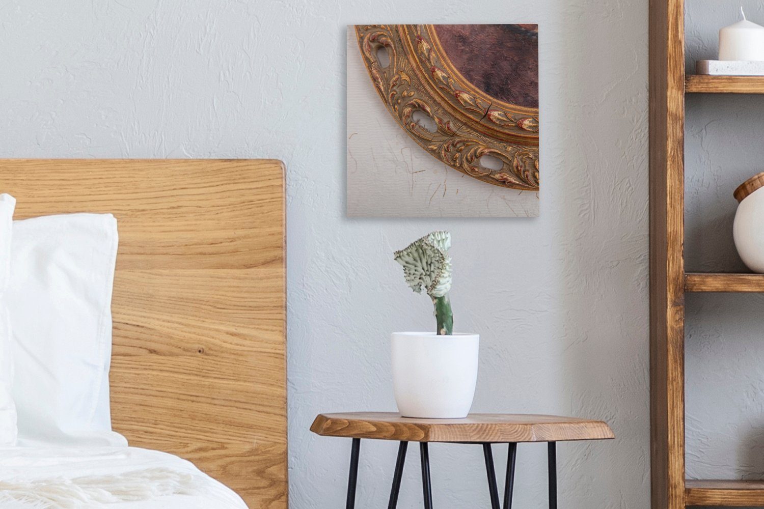für Fotorahmen Leinwand Holz, St), Wohnzimmer Bilder Schlafzimmer (1 Leinwandbild aus OneMillionCanvasses®