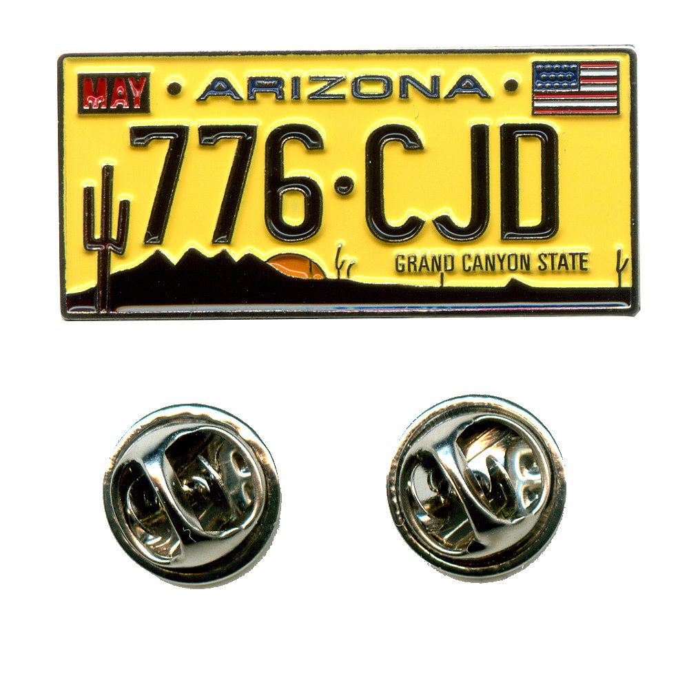 Pins Arizona Autokennzeichen USA Phoenix Button Pin Anstecker 0559