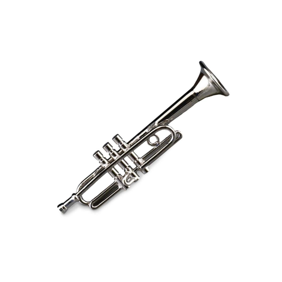 Miniatur Porzellan Trompete, - Reutter Dekofigur 001.729/2