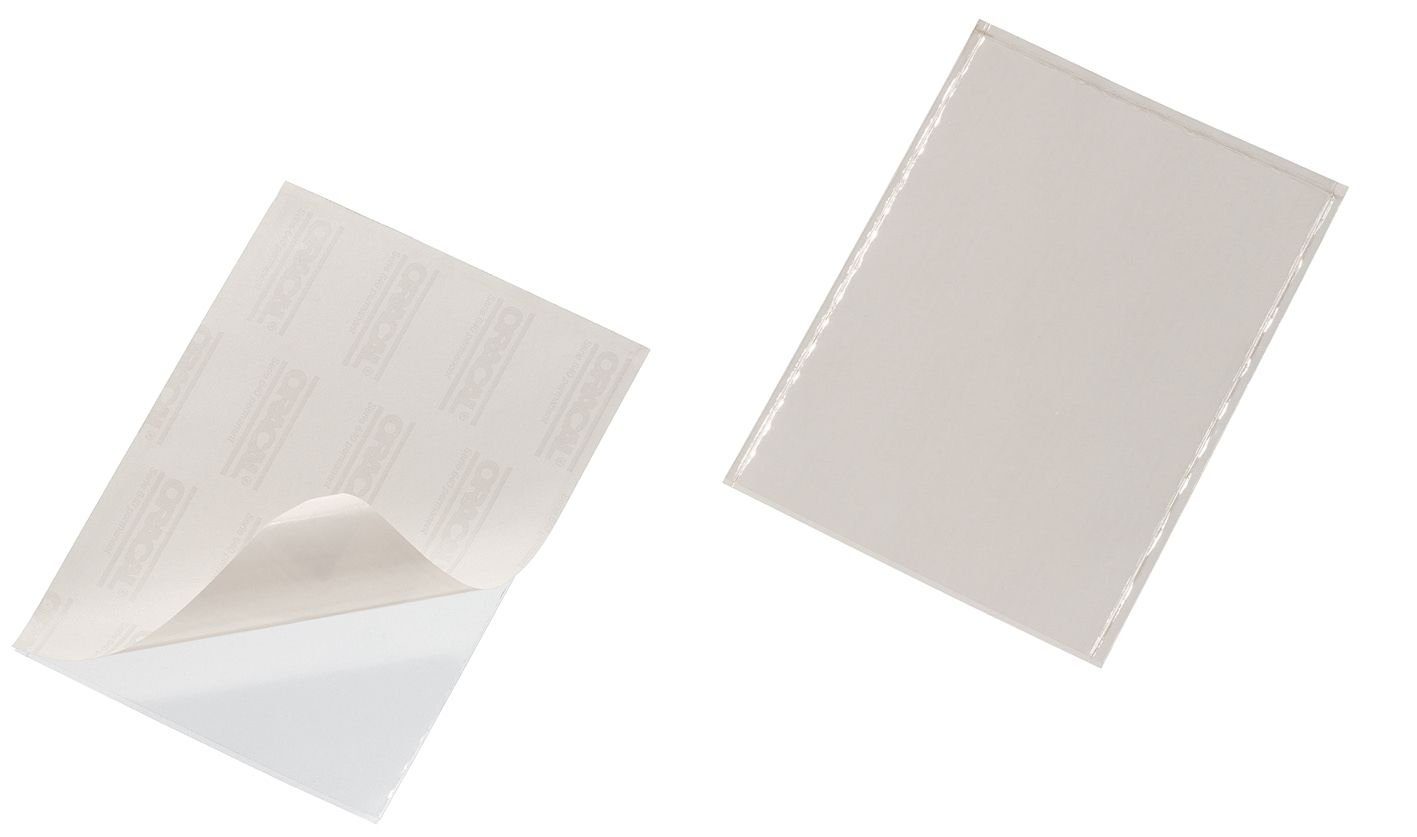 DURABLE Versandtasche 19 Selbstklebetasche POCKETFIX® - 148x210 mm DIN A5 oben offen transpa