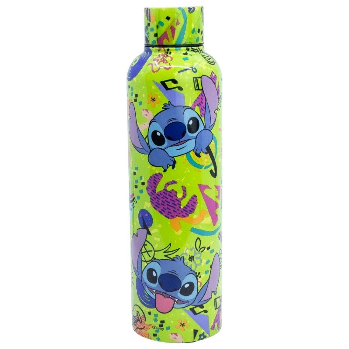 Lilo & Stitch Trinkflasche Anti-Kipp Isolierte Edelstahl Thermotrinkflasche 515 ml, Edelstahl