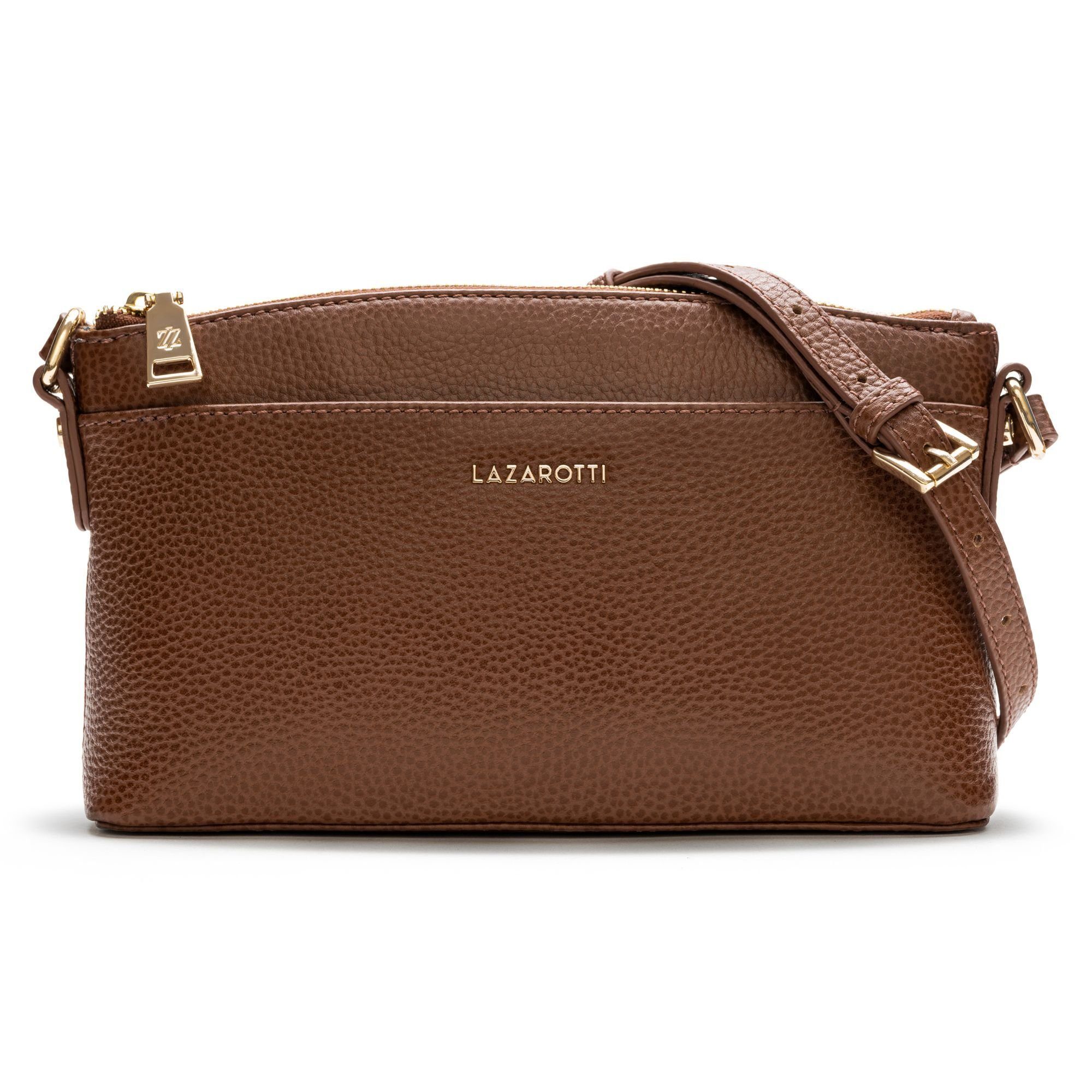 Lazarotti Umhängetasche Bologna Leather, Leder