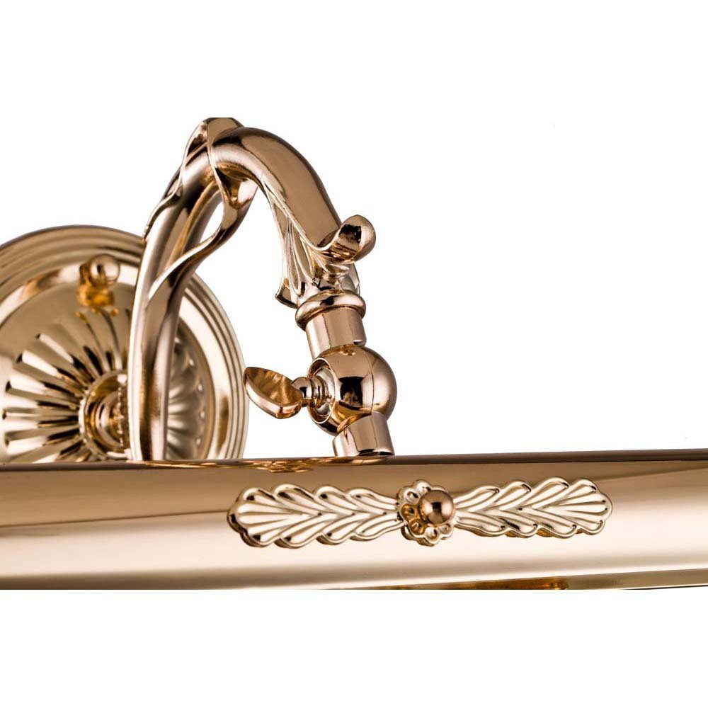 Maytoni Bilderleuchte, Leuchtmittel nicht inklusive, Wandlampe Wandleuchte Flurlampe Bildleuchte Spiegelleuchte Metall gold