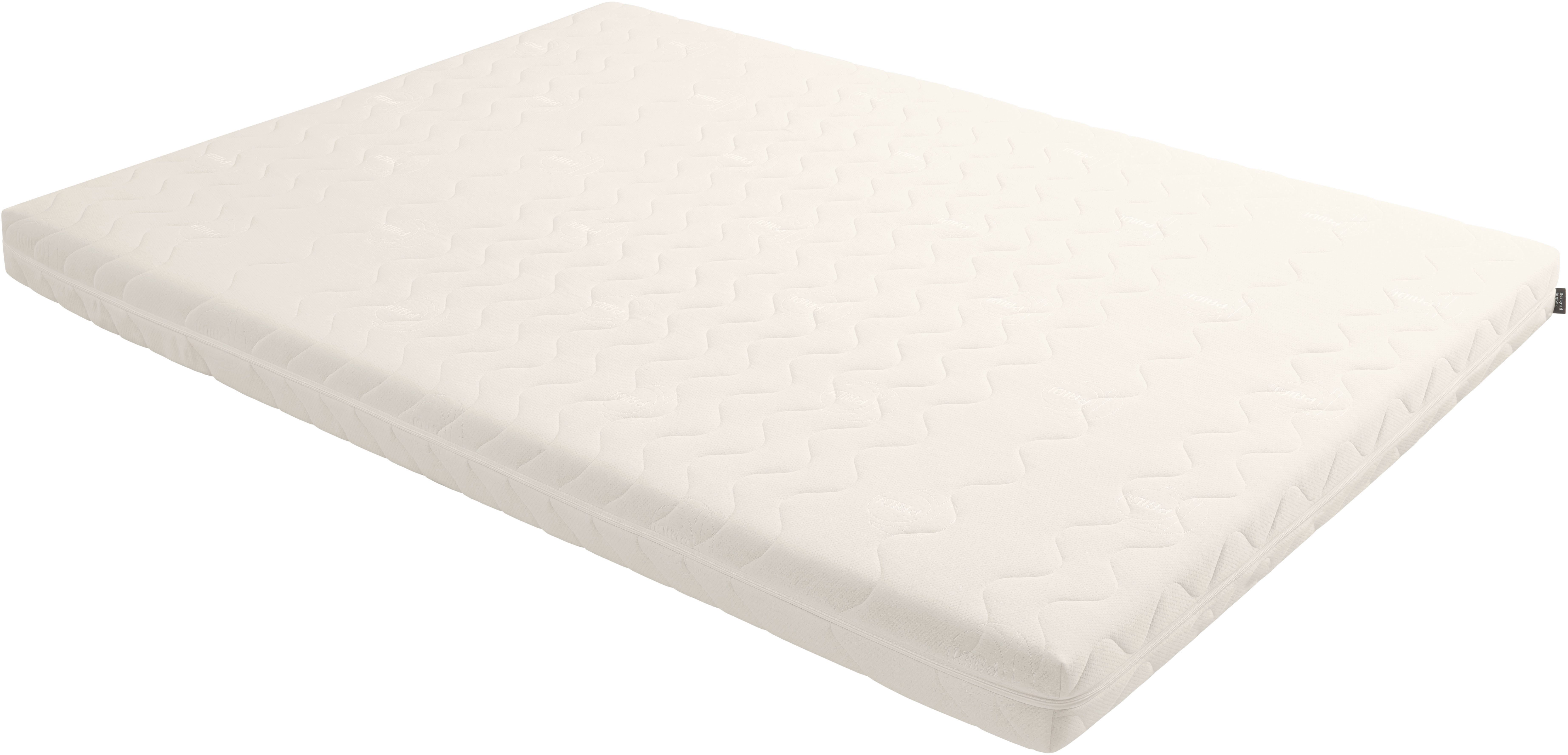 Kaltschaummatratze Mehrzonen Airwell® Drell, 7-Zonen Wendematratze mit Gel-Schaumlage, PAIDI, 14 cm hoch, (Verschiedene Größen, Cremefarben, H2, 60°C waschbarer Bezug), Kinder- und Jugendseite, atmungsaktiv, strapazierfähig, Mischgewebe