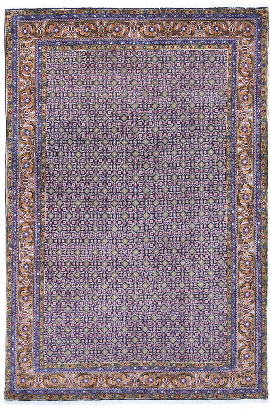 Wollteppich Ardebil Durchgemustert Blu 295 x 193 cm, morgenland, rechteckig, Höhe: 10 mm, Unikat mit Zertifikat