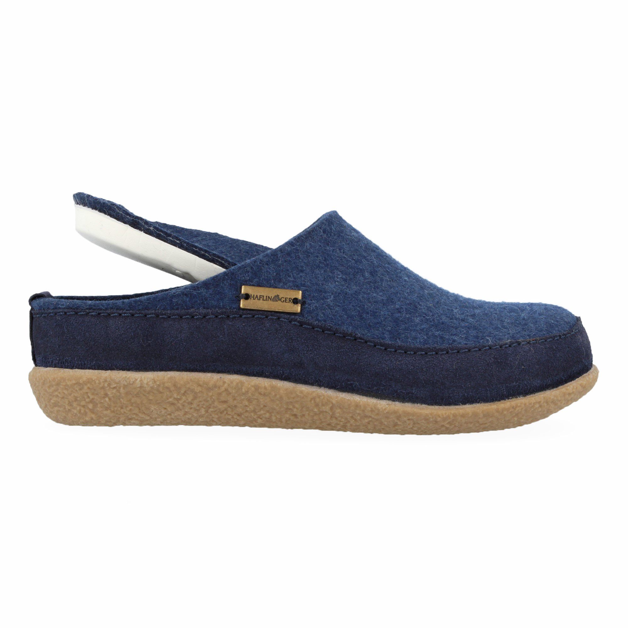 Haflinger Blizzard Skane Filzpantoffel Hausschuh Gummisohle Hausschuh