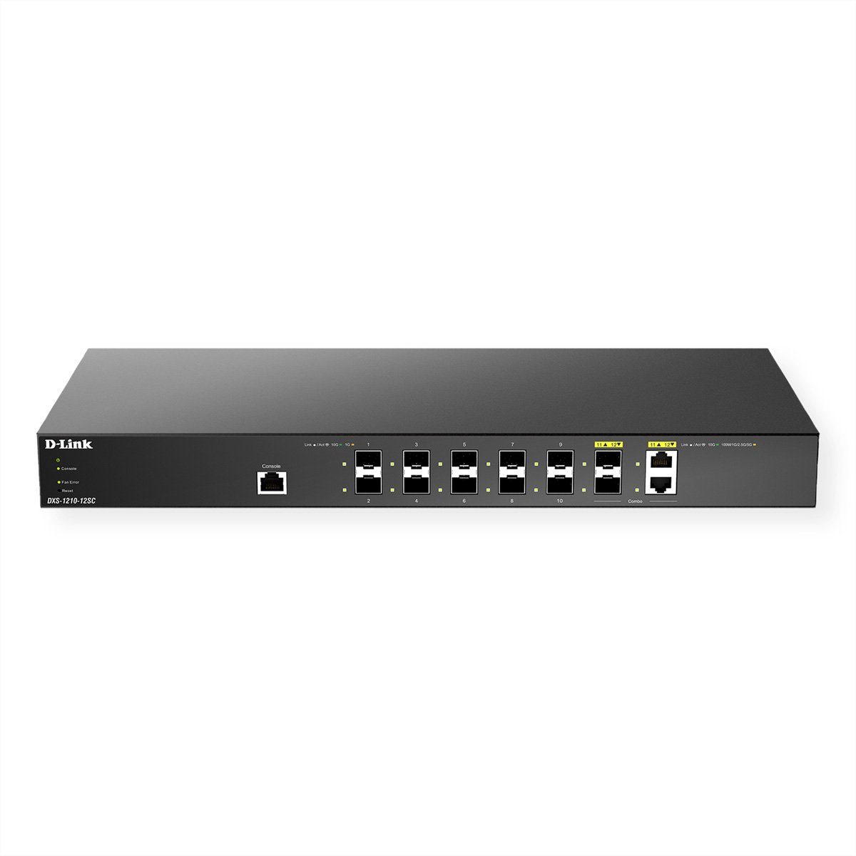 DXS-1210-12SC 10G SFP+ Switch 12-Port Smart Managed 2x Combo Netzwerk-Switch