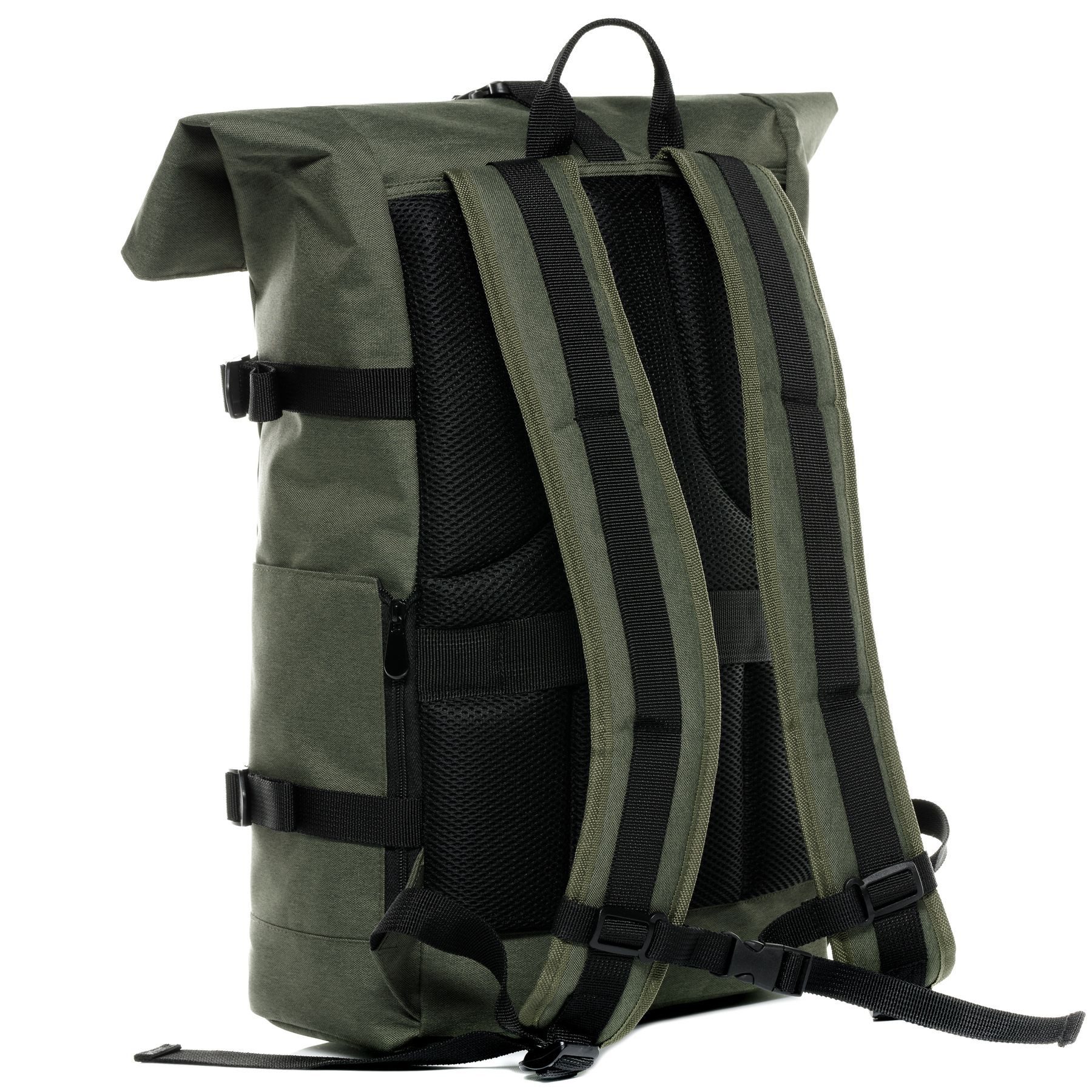 SONS OF ALOHA Rucksack XL RollTop Rucksack KANE erweiterbar Laptop-Fach groß, Tagesrucksack Laptopfach aus recyceltem Plastik, Daypack viele Fächer