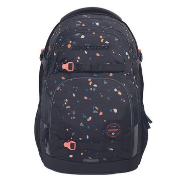 coocazoo Schulranzen Schulrucksack-Set PORTER Sprinkled Candy 3-teilig (3-teilig), ergonomisch, Körpergröße: 135 - 180 cm, reflektiert